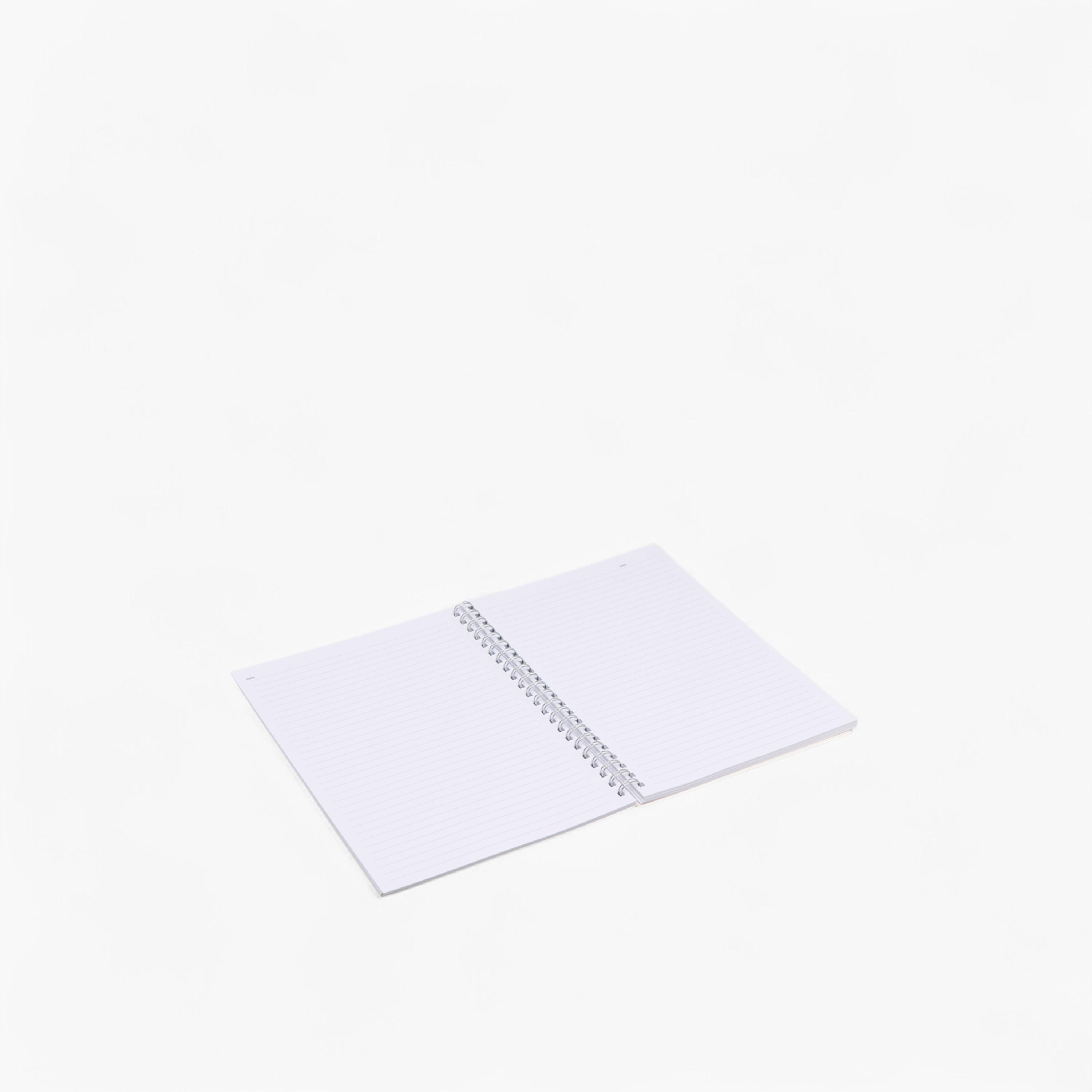Smiley Print Spiral Bound Ruled A4 Notebook-school-stationery-notebooks-image-2