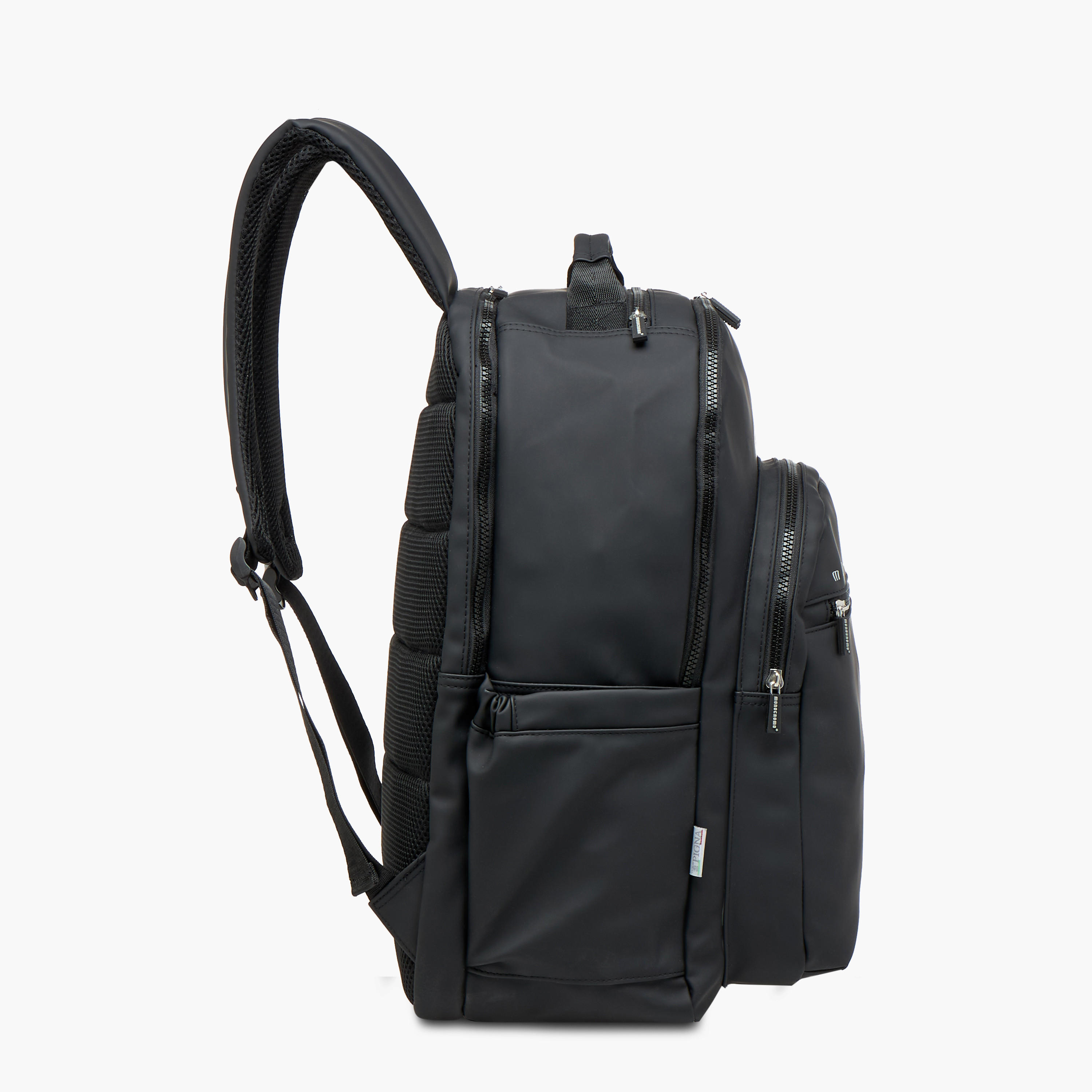 Monocromo Logo Print Backpack with Zip Closure and Laptop Compartment - 45x32x18 cms-school-bagsandbackpacks-backpacks-image-5