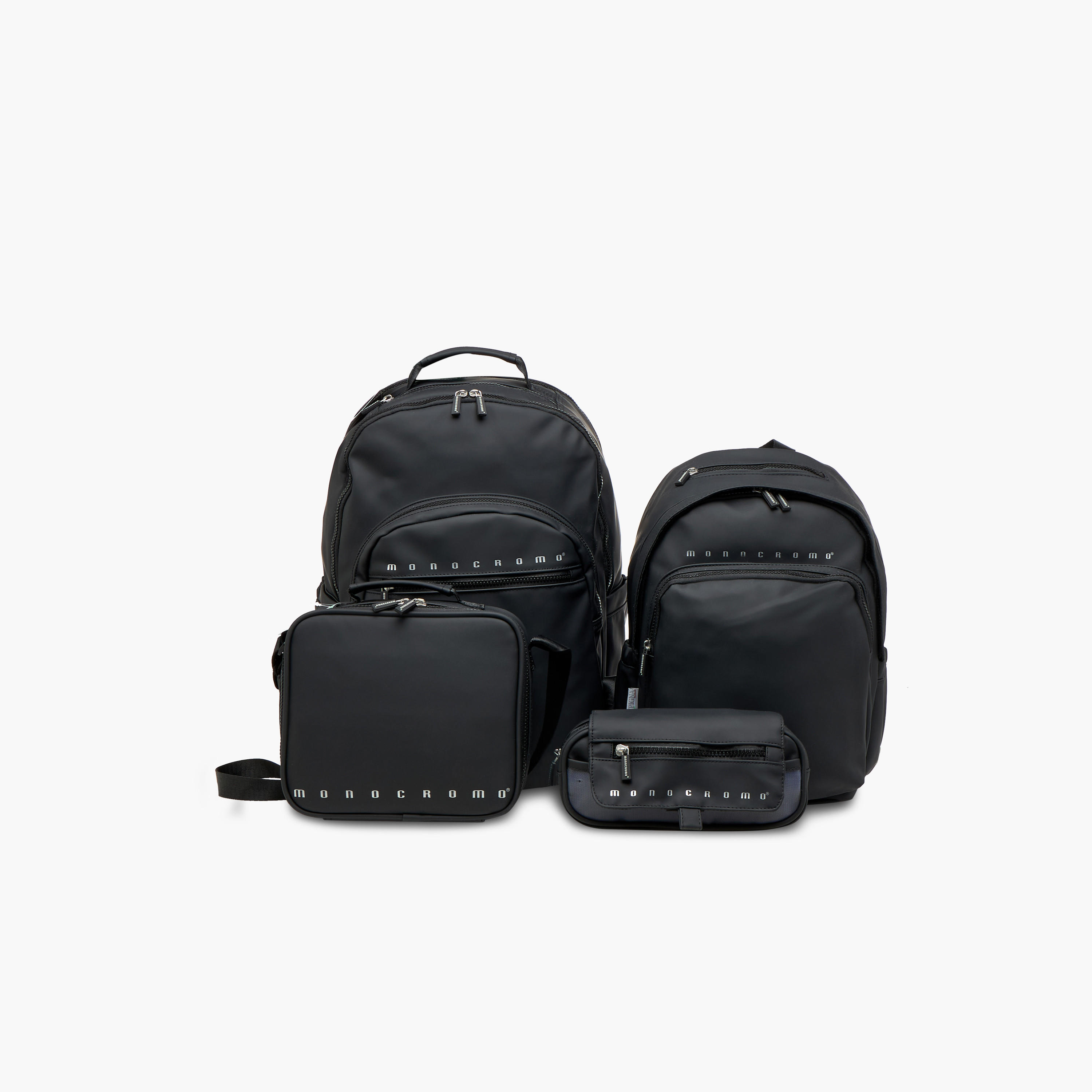 Monocromo Logo Print Backpack with Zip Closure and Adjustable Strap - 26x36x17 cms-school-bagsandbackpacks-backpacks-image-13