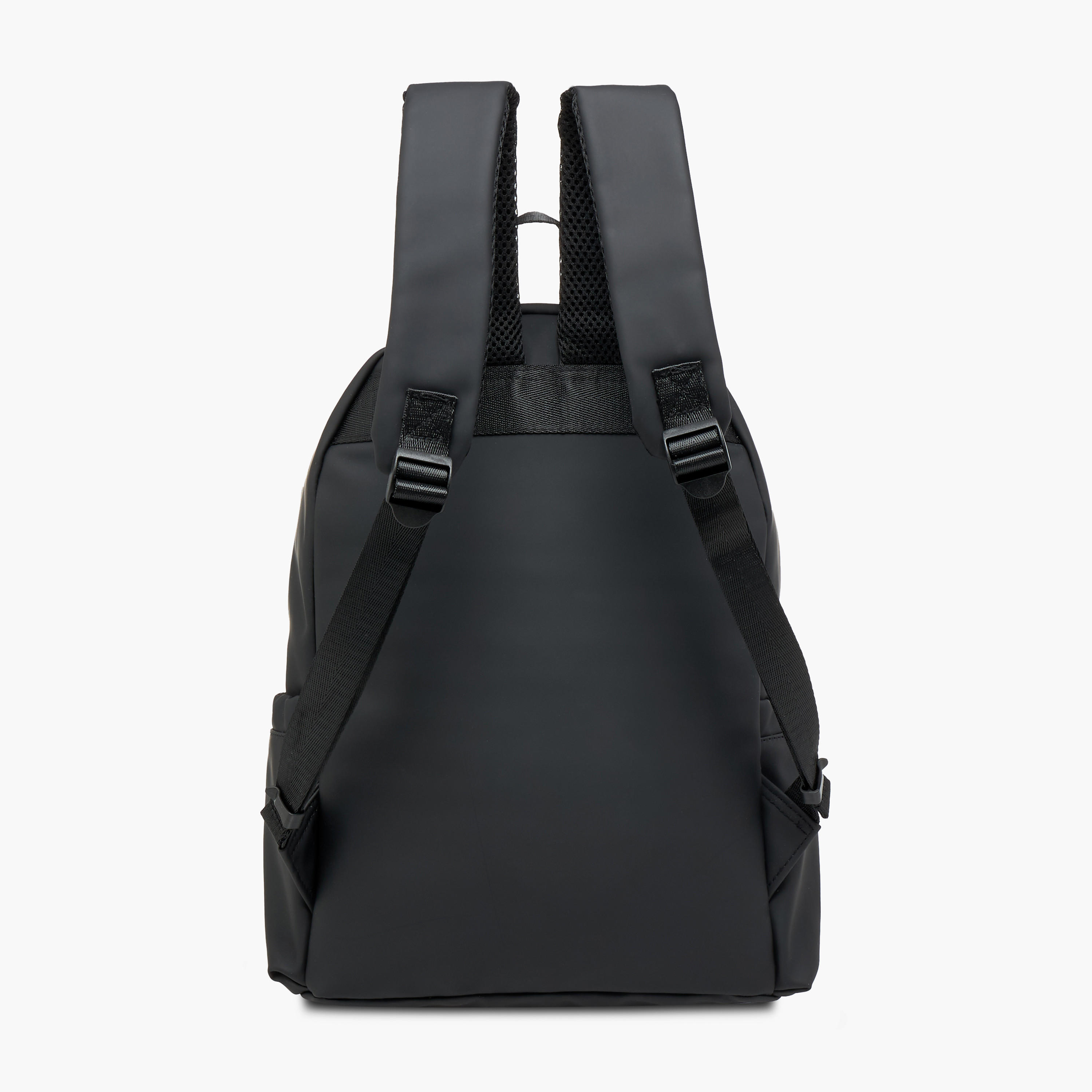 Monocromo Logo Print Backpack with Zip Closure and Adjustable Strap - 26x36x17 cms-school-bagsandbackpacks-backpacks-image-7