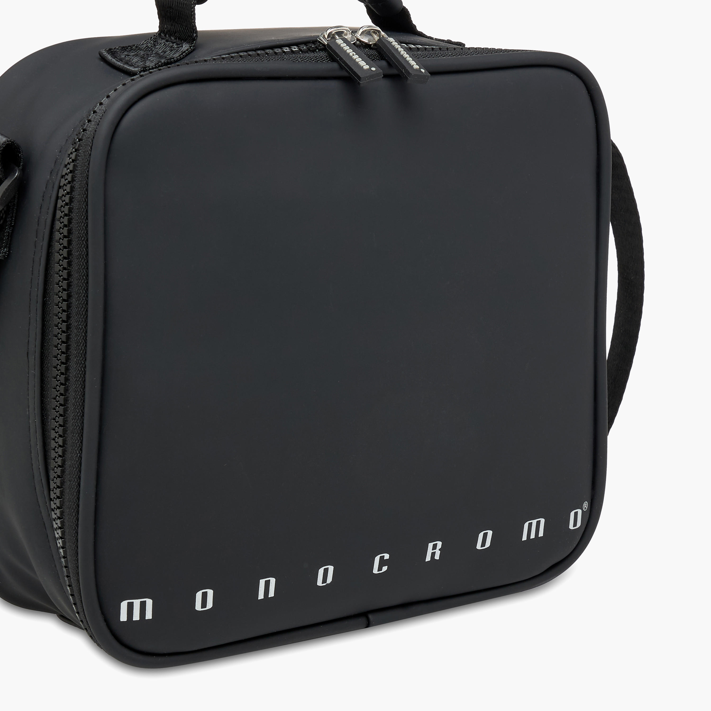 Monocromo Solid Lunch Bag with Adjustable Strap and Zip Closure-school-lunchessentials-lunchbags-image-5