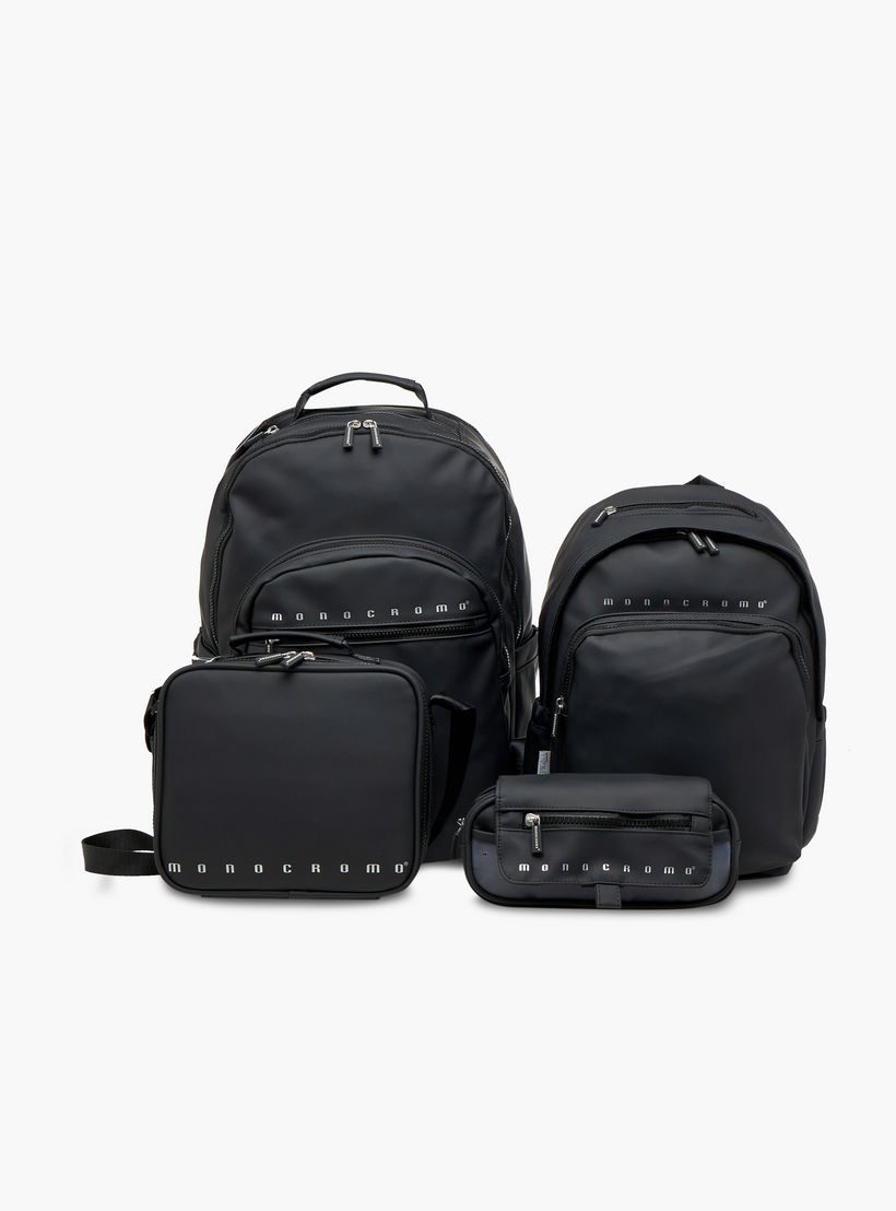 Monocromo Solid Lunch Bag with Adjustable Strap and Zip Closure-school-lunchessentials-lunchbags-image-8