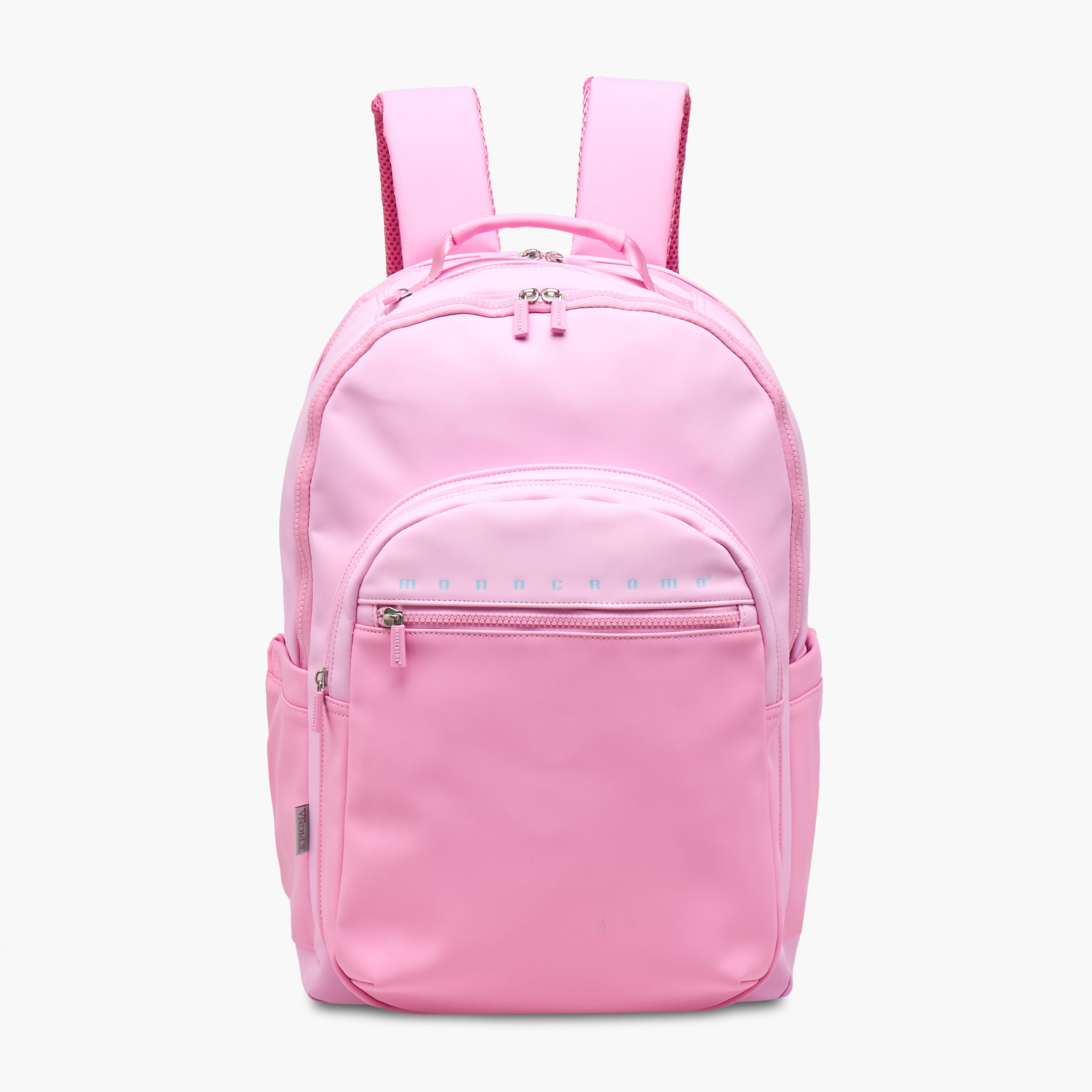شنطة ظهر بقوالب ملونة مع سحاب إغلاق وقسم للابتوب من مونوكومو - 45x32x18 سم-school-bagsandbackpacks-backpacks-image-1
