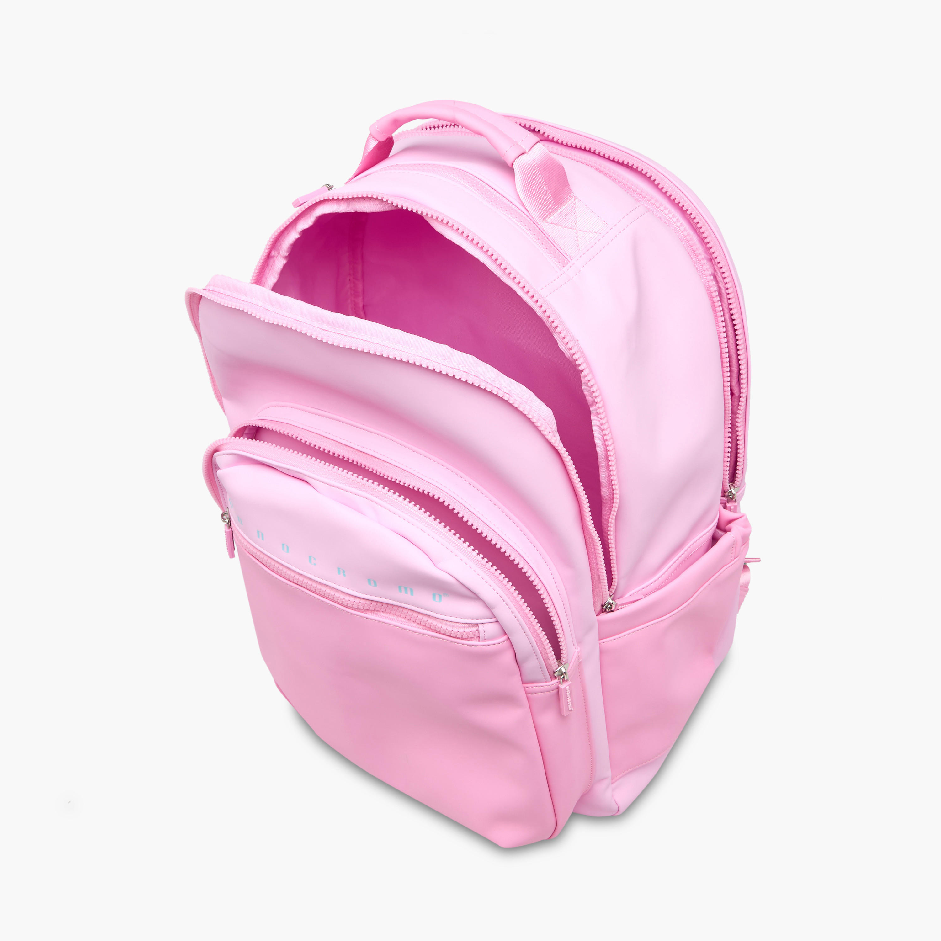 Monocromo Colourblock Backpack with Zip Closure and Laptop Compartment - 45x32x18 cms-school-bagsandbackpacks-backpacks-image-9