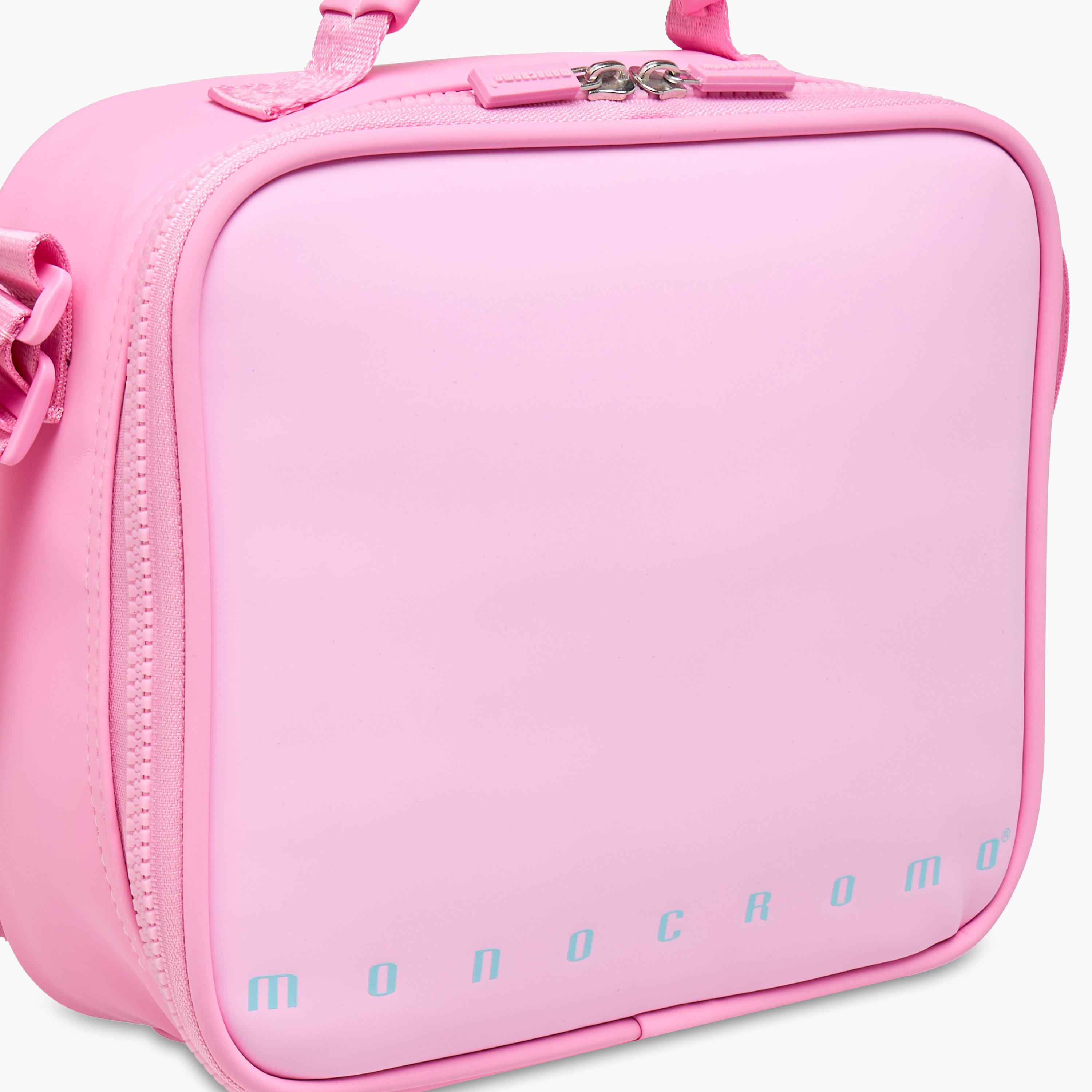 Monocromo Solid Lunch Bag with Adjustable Strap and Zip Closure-school-lunchessentials-lunchbags-image-5