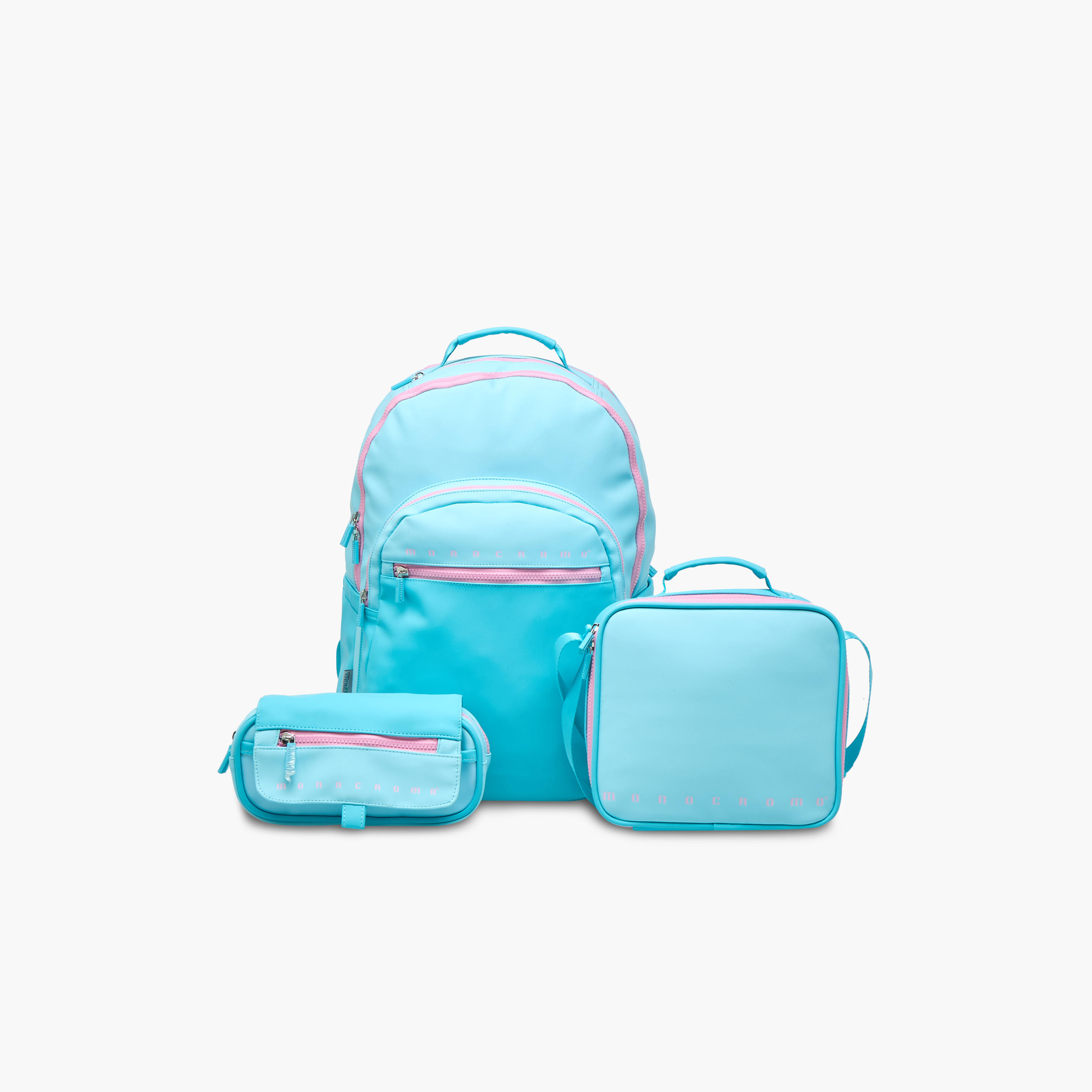 شنطة ظهر بطبعات شعار وسحّاب إغلاق وجيب للابتوب من مونكرومو - 45x32x18 سم-school-bagsandbackpacks-backpacks-image-11
