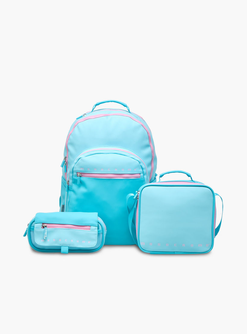 شنطة ظهر بطبعات شعار وسحّاب إغلاق وجيب للابتوب من مونكرومو - 45x32x18 سم-school-bagsandbackpacks-backpacks-image-11