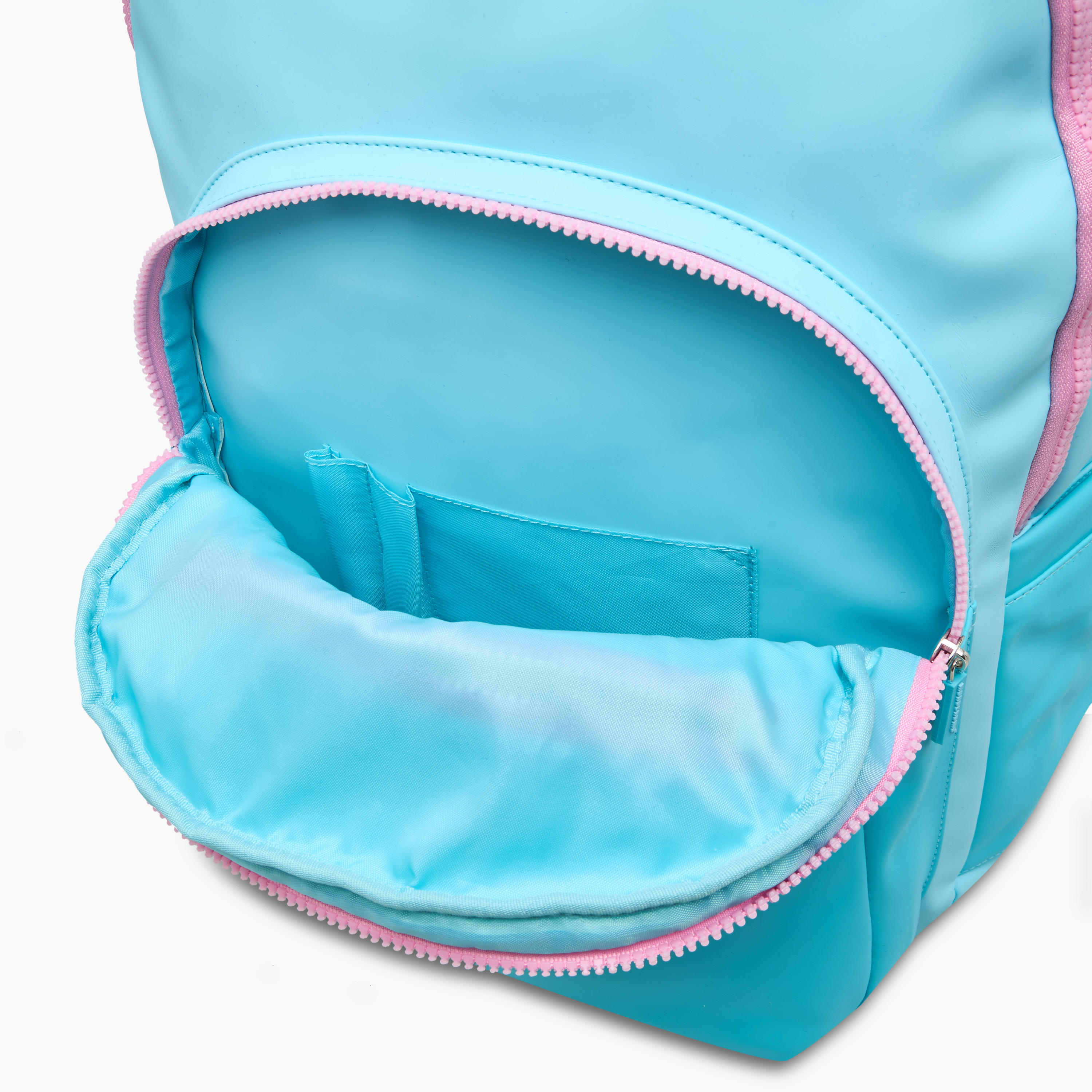 شنطة ظهر بطبعات شعار وسحّاب إغلاق وجيب للابتوب من مونكرومو - 45x32x18 سم-school-bagsandbackpacks-backpacks-image-8