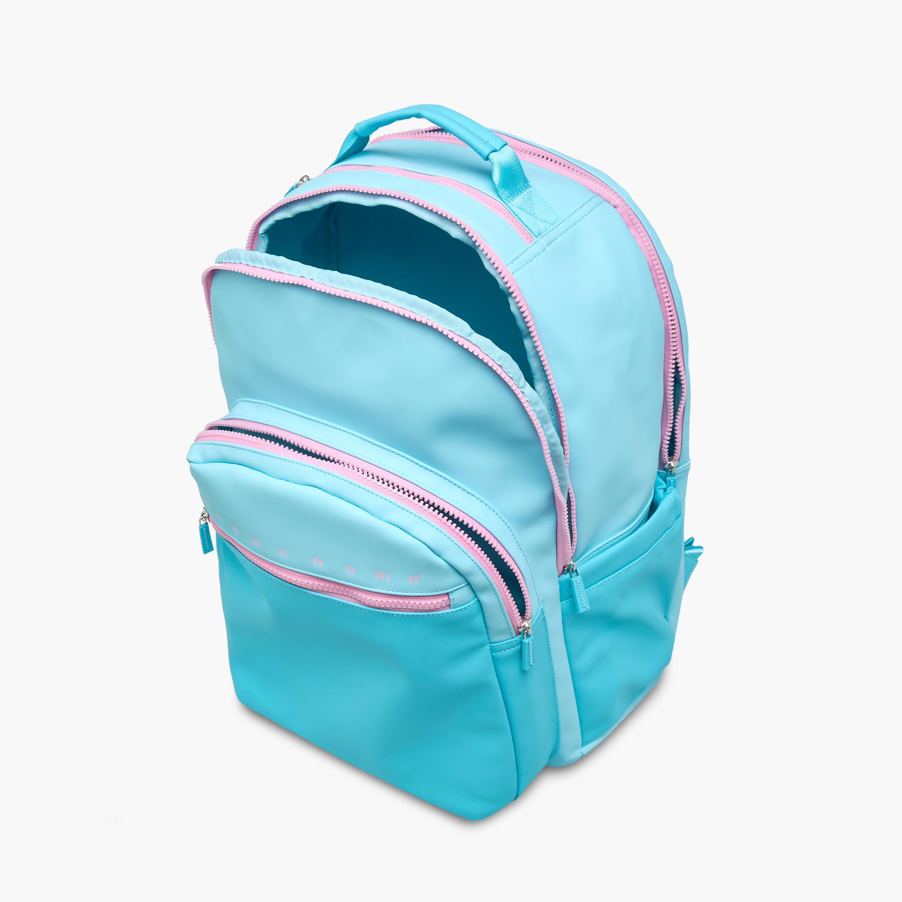 شنطة ظهر بطبعات شعار وسحّاب إغلاق وجيب للابتوب من مونكرومو - 45x32x18 سم-school-bagsandbackpacks-backpacks-image-9