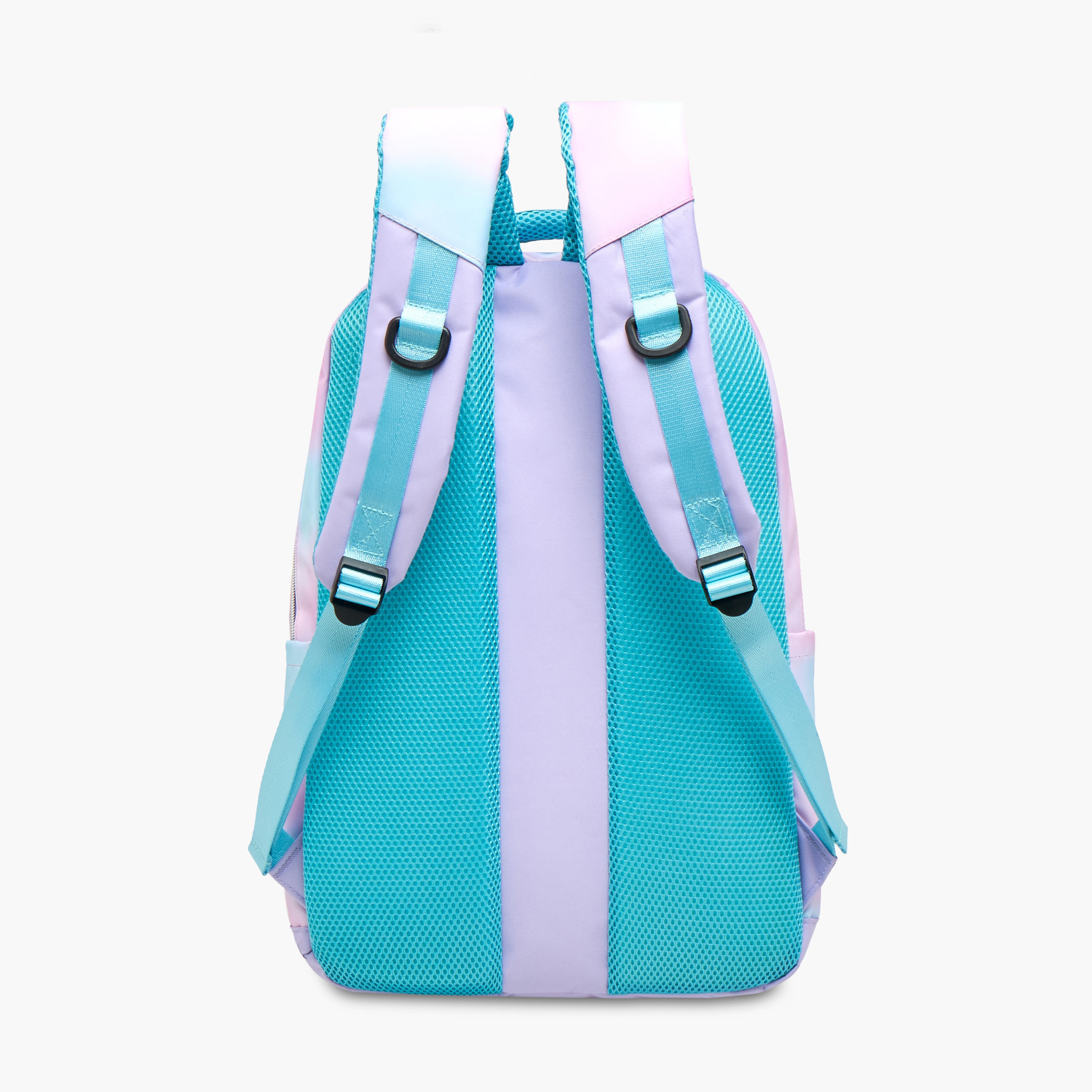 Monocromo Tie-Dye Print Backpack with Zip Closure and Laptop Compartment - 31x17x46 cm-school-bagsandbackpacks-backpacks-image-5