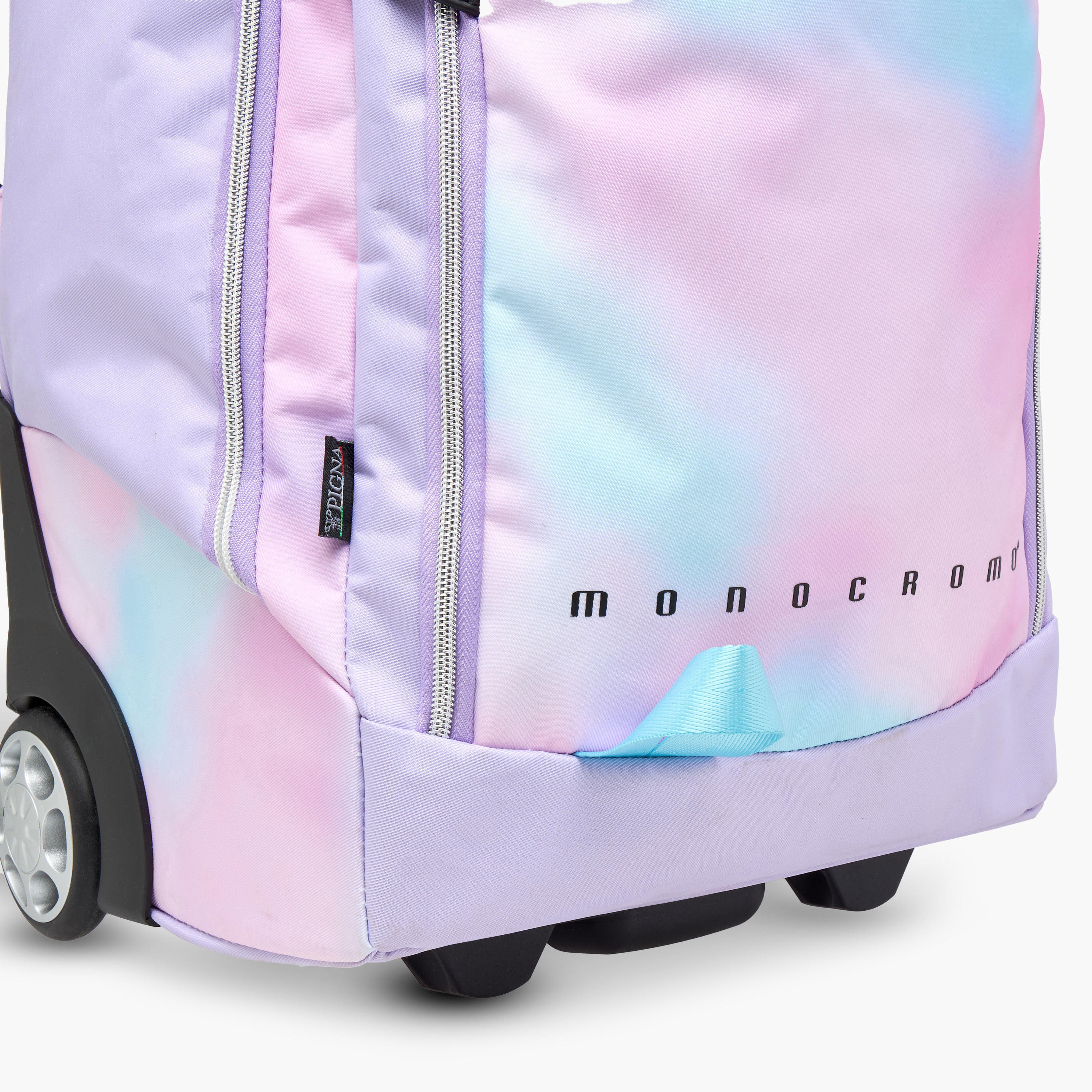 Monocromo Tie and Dye Trolley Bag for Girls 8-13 Years with Retractable Handle -school-bagsandbackpacks-trolleybags-image-10