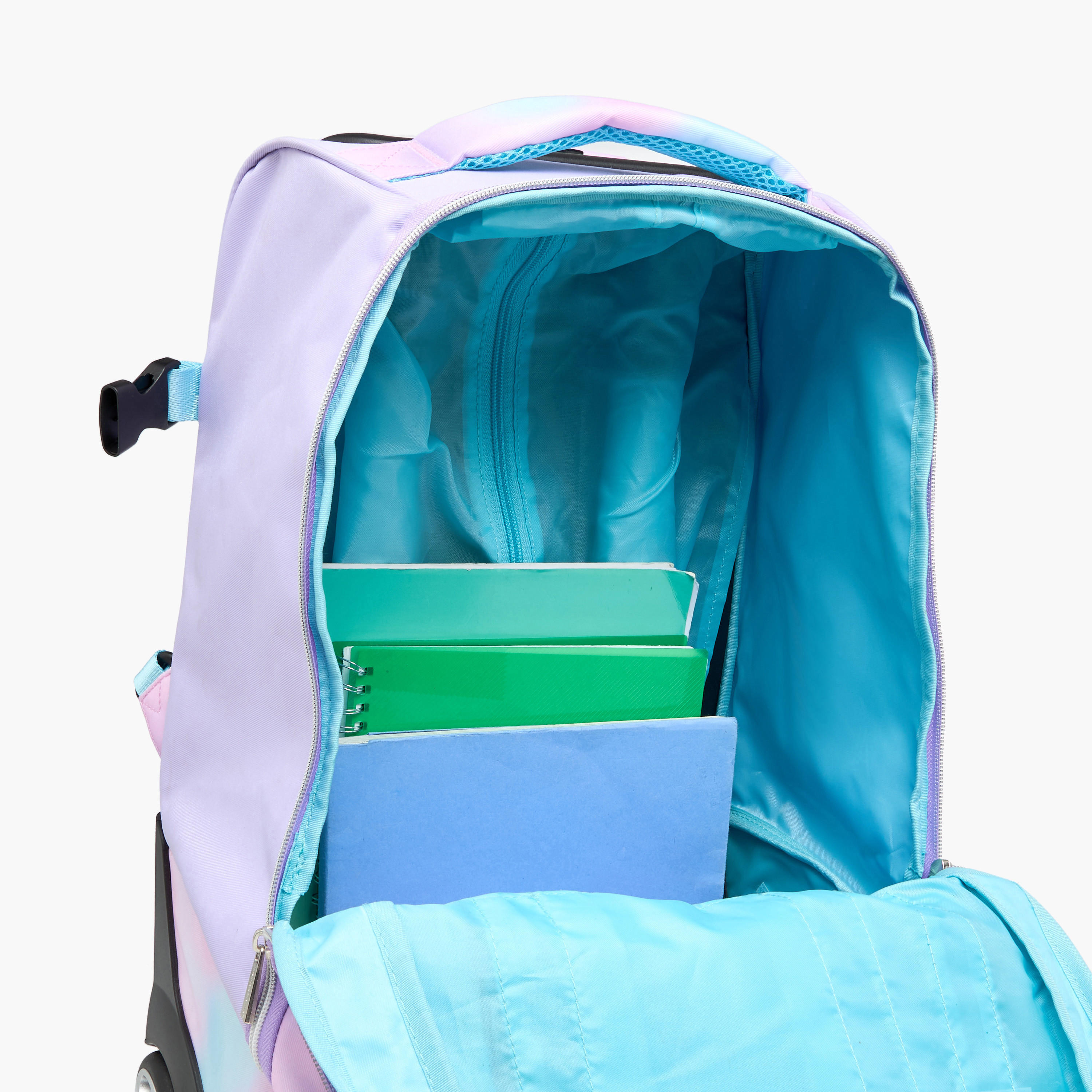 Monocromo Tie and Dye Trolley Bag for Girls 8-13 Years with Retractable Handle -school-bagsandbackpacks-trolleybags-image-15