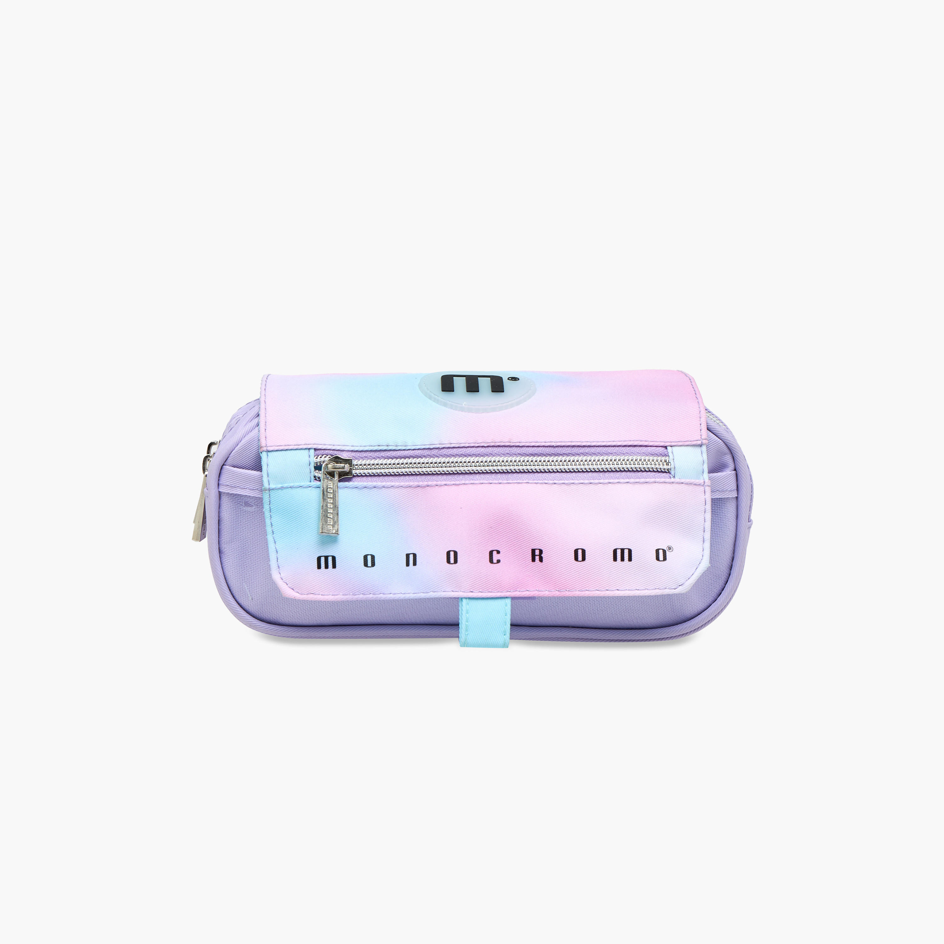 Monocromo Tie-Dye Print Pencil Pouch with Flap Closure-school-stationery-pencilcases-image-1
