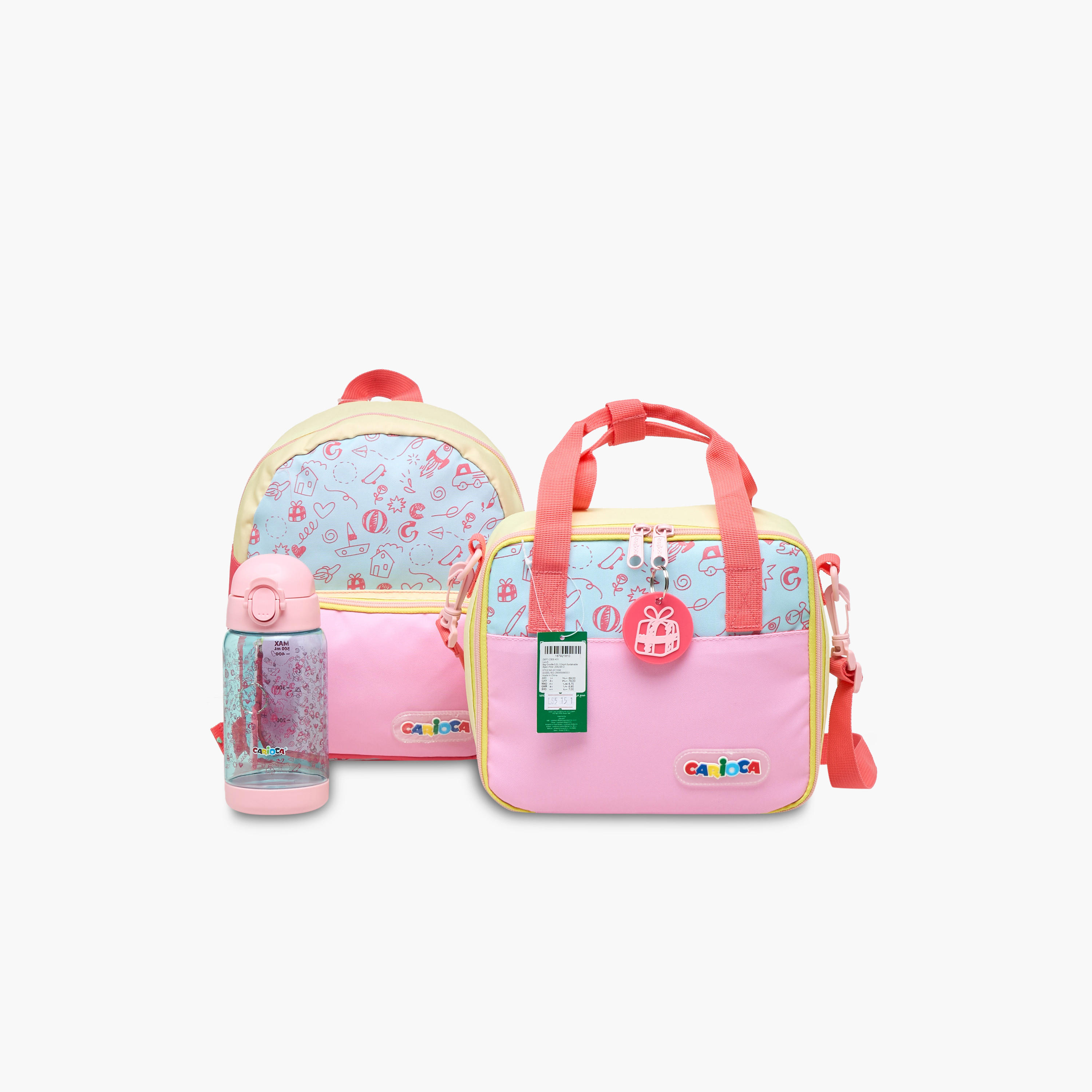 شنطة غداء بطبعات دودل مع سحاب إغلاق من كاريوكا-school-lunchessentials-lunchbags-image-8