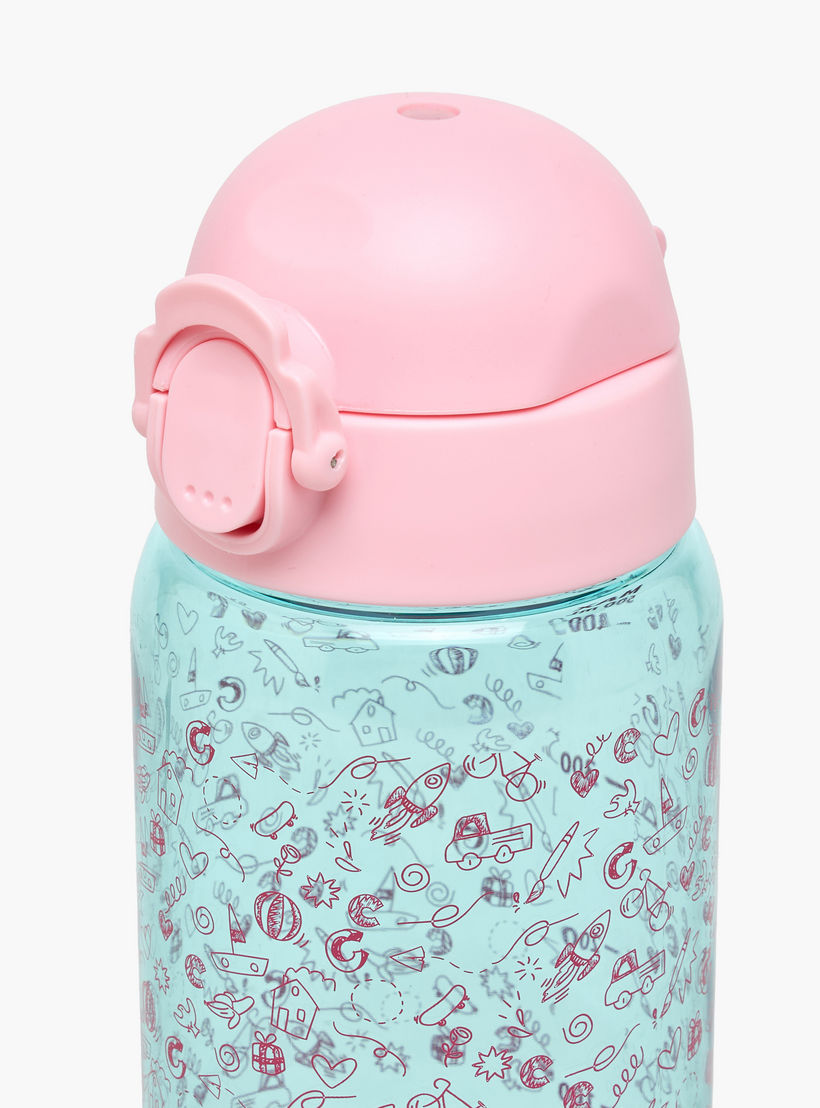قارورة ماء تريتان بزر وتصميم رسومات من كاريوكا - 500 مل-school-waterbottles-image-3