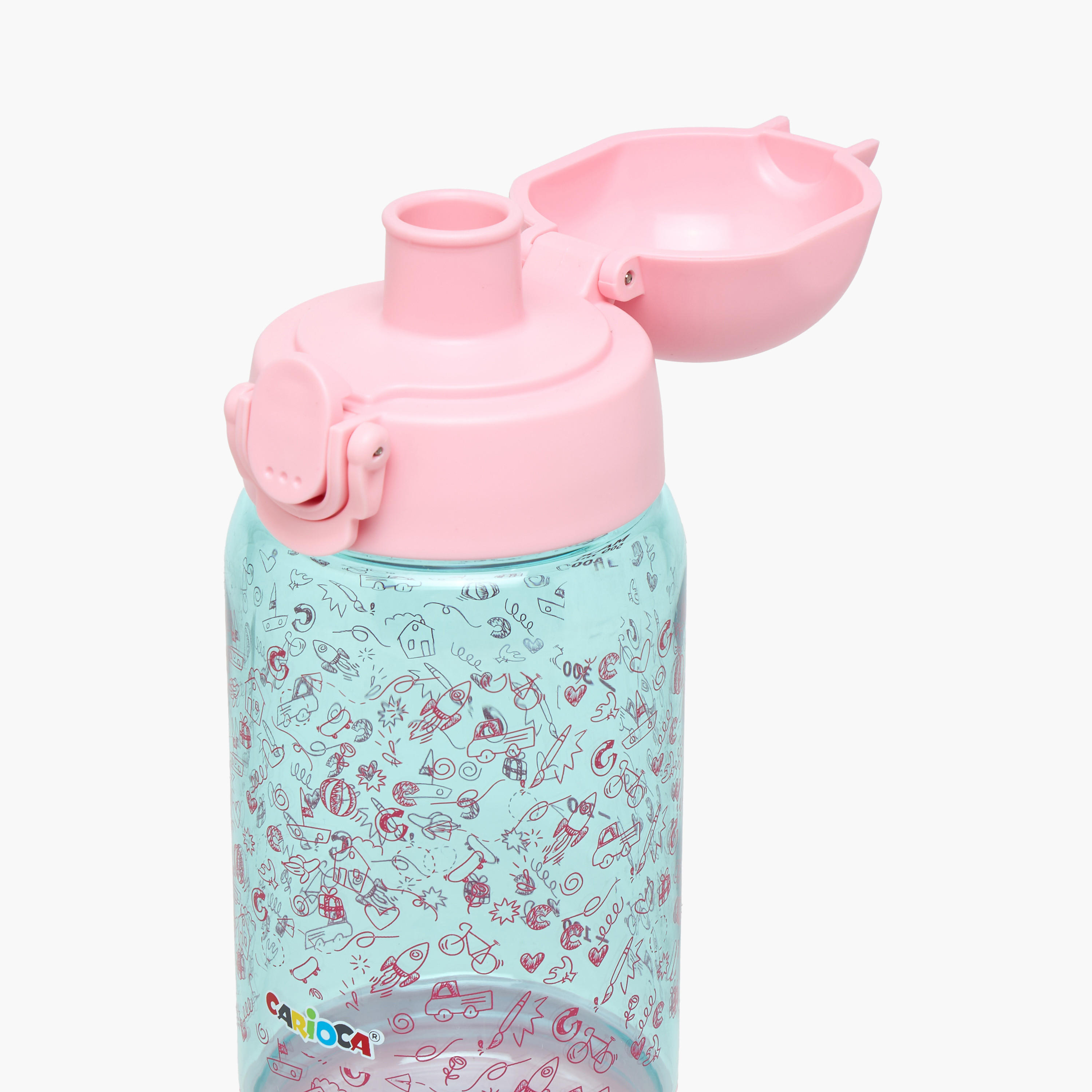 قارورة ماء تريتان بزر وتصميم رسومات من كاريوكا - 500 مل-school-waterbottles-image-5