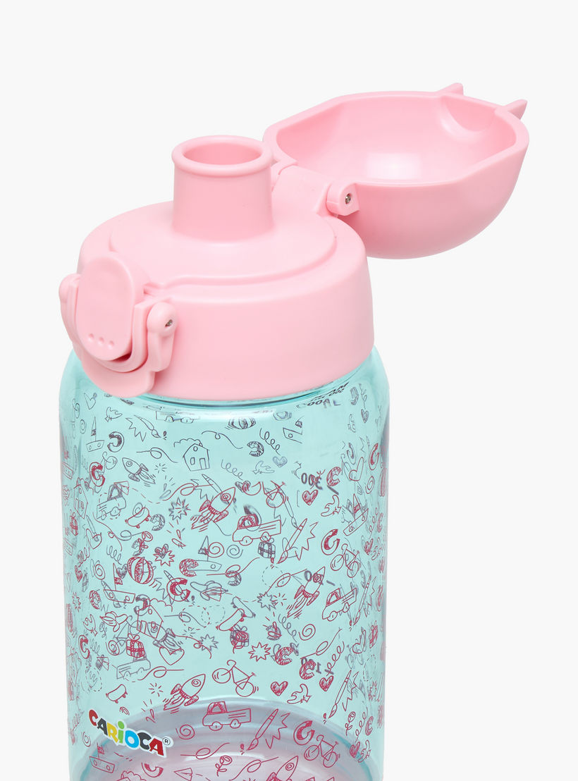 قارورة ماء تريتان بزر وتصميم رسومات من كاريوكا - 500 مل-school-waterbottles-image-5