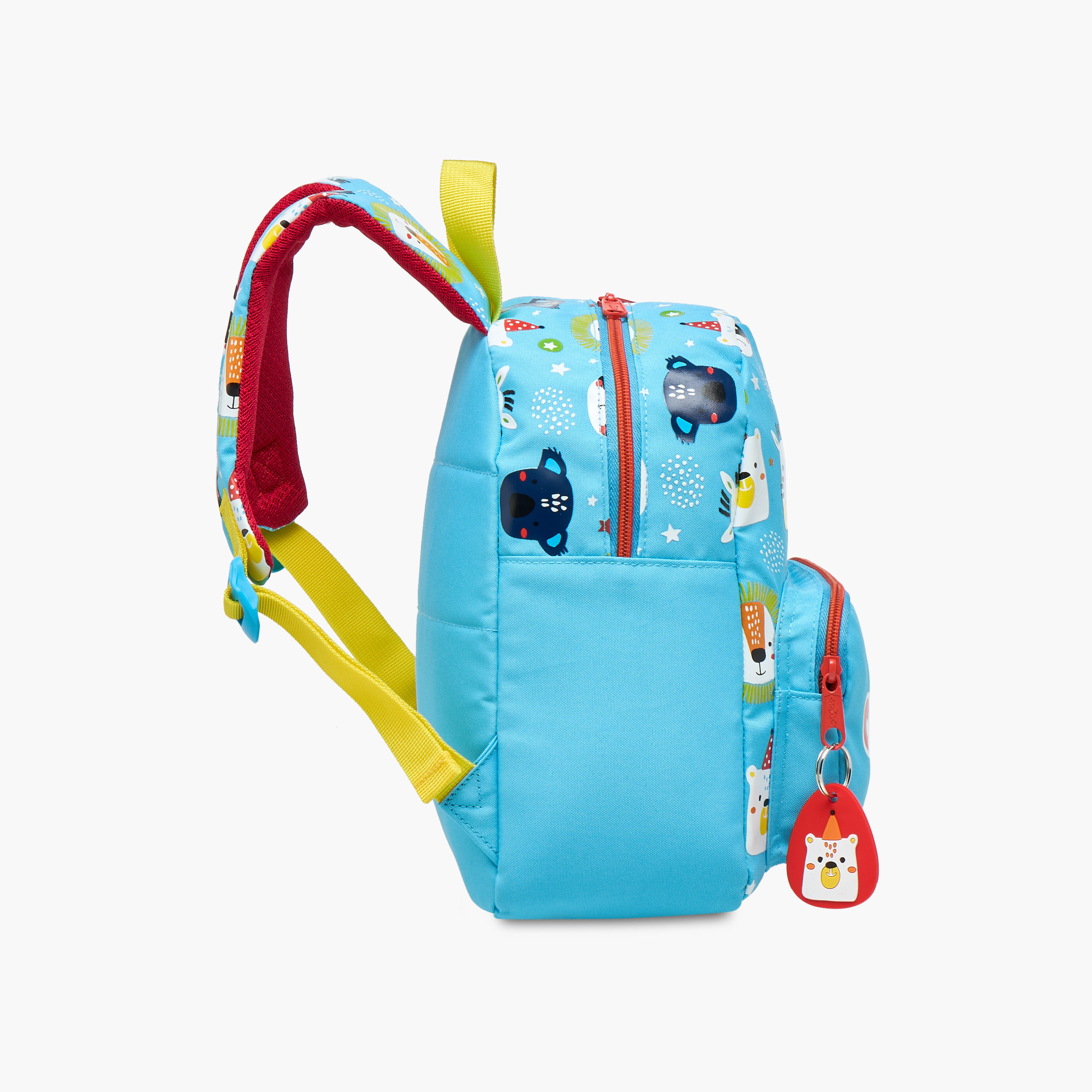Carioca Animal Print Backpack with Zip Closure and Laptop Compartment - 28x23x12 cms-school-bagsandbackpacks-backpacks-image-3