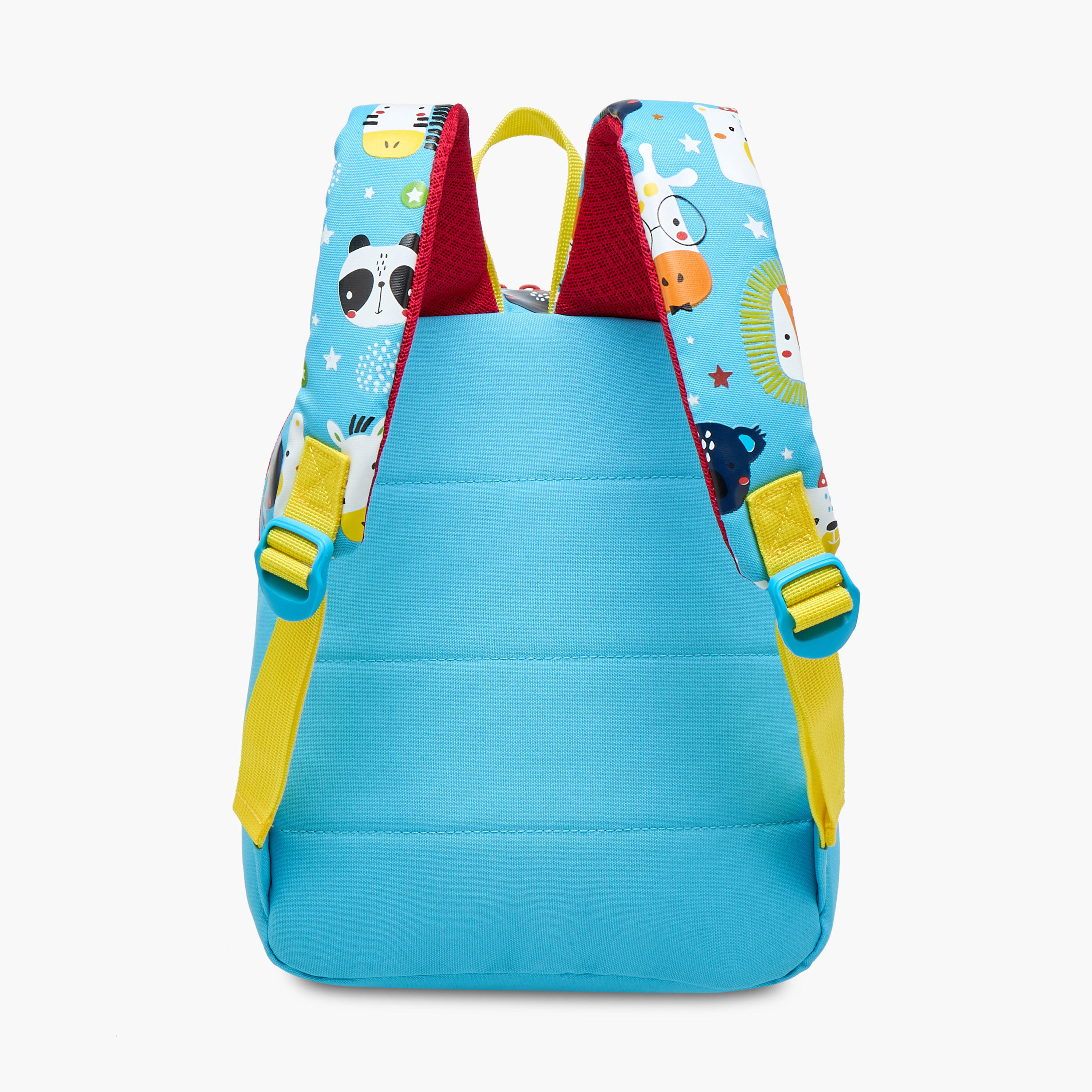 شنطة ظهر بسحاب إغلاق وجيب لابتوب وطبعات حيوانات من كاريوكا - 28x23x12 سم-school-bagsandbackpacks-backpacks-image-5