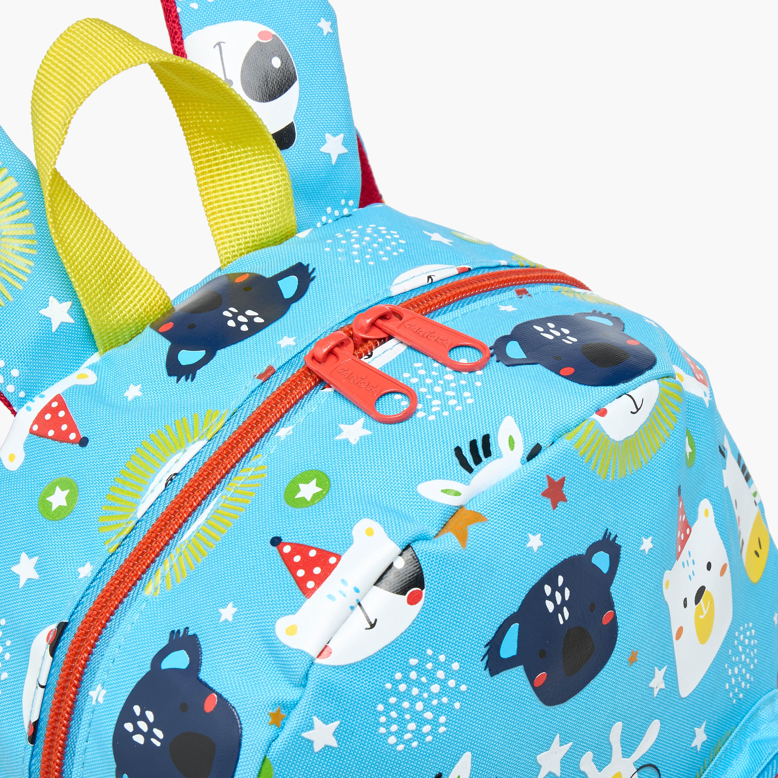Carioca Animal Print Backpack with Zip Closure and Laptop Compartment - 28x23x12 cms-school-bagsandbackpacks-backpacks-image-7