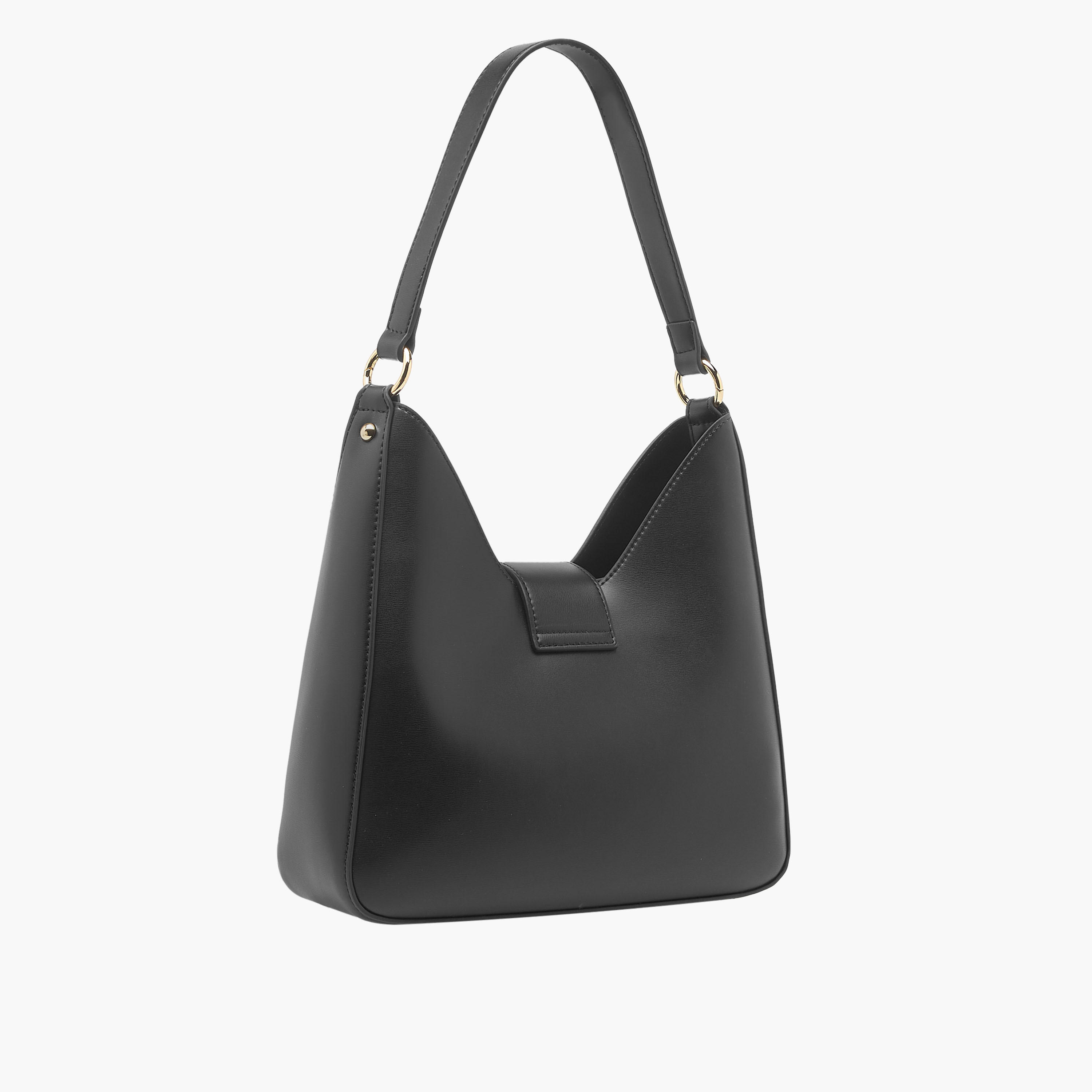 Celeste Solid Hobo Bag with Adjustable Strap and Button Closure-women-bagsandwallets-handbags-image-6