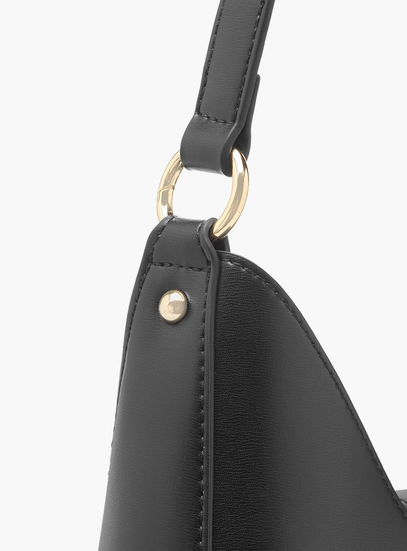 Celeste Solid Hobo Bag with Adjustable Strap and Button Closure-women-bagsandwallets-handbags-image-7