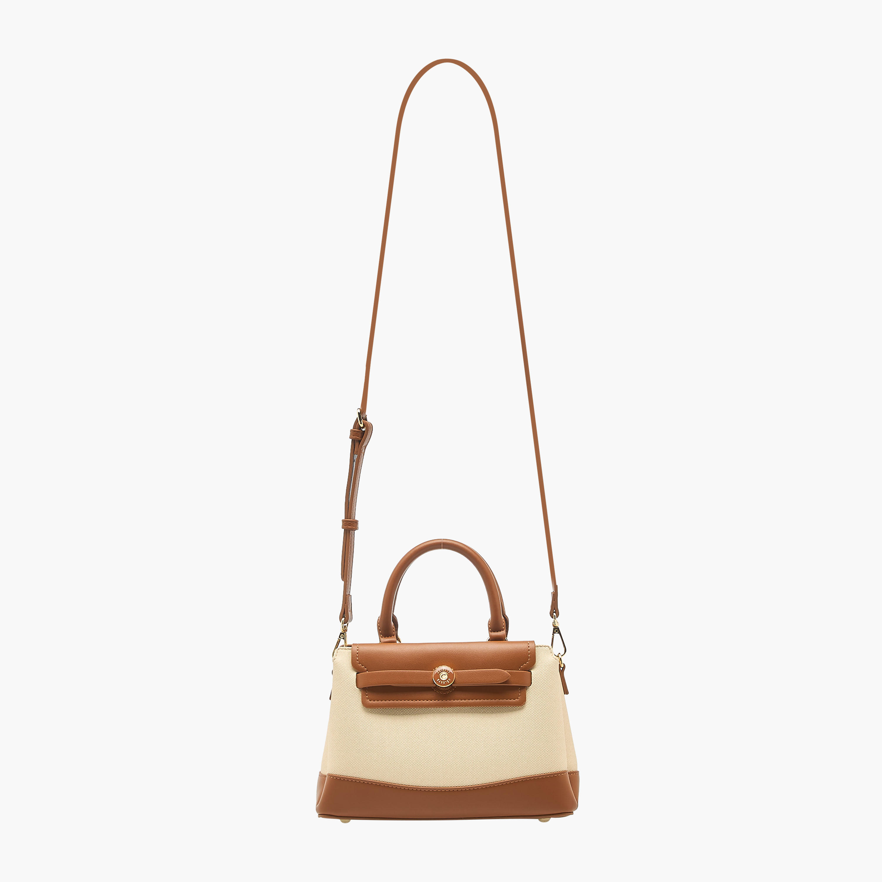 Celeste Colourblock Tote Bag with Double Handle and Zip Closure-women-bagsandwallets-handbags-image-4