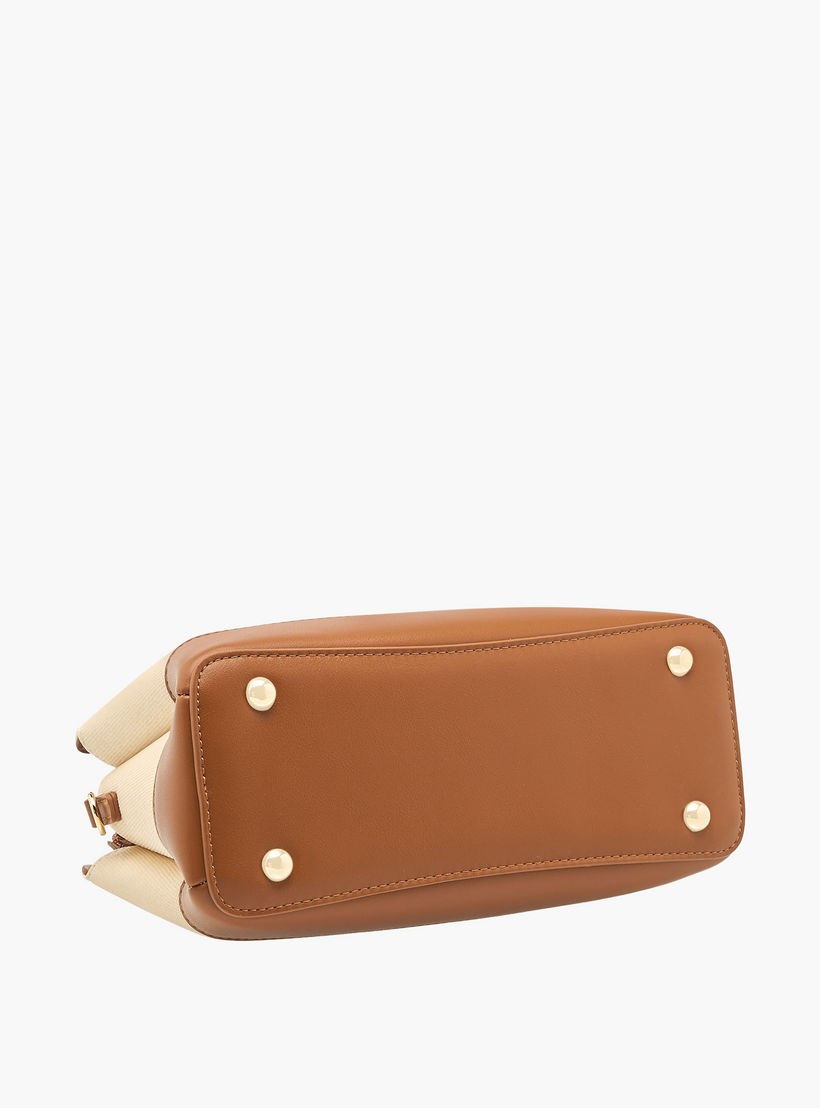 Celeste Colourblock Tote Bag with Double Handle and Zip Closure-women-bagsandwallets-handbags-image-6
