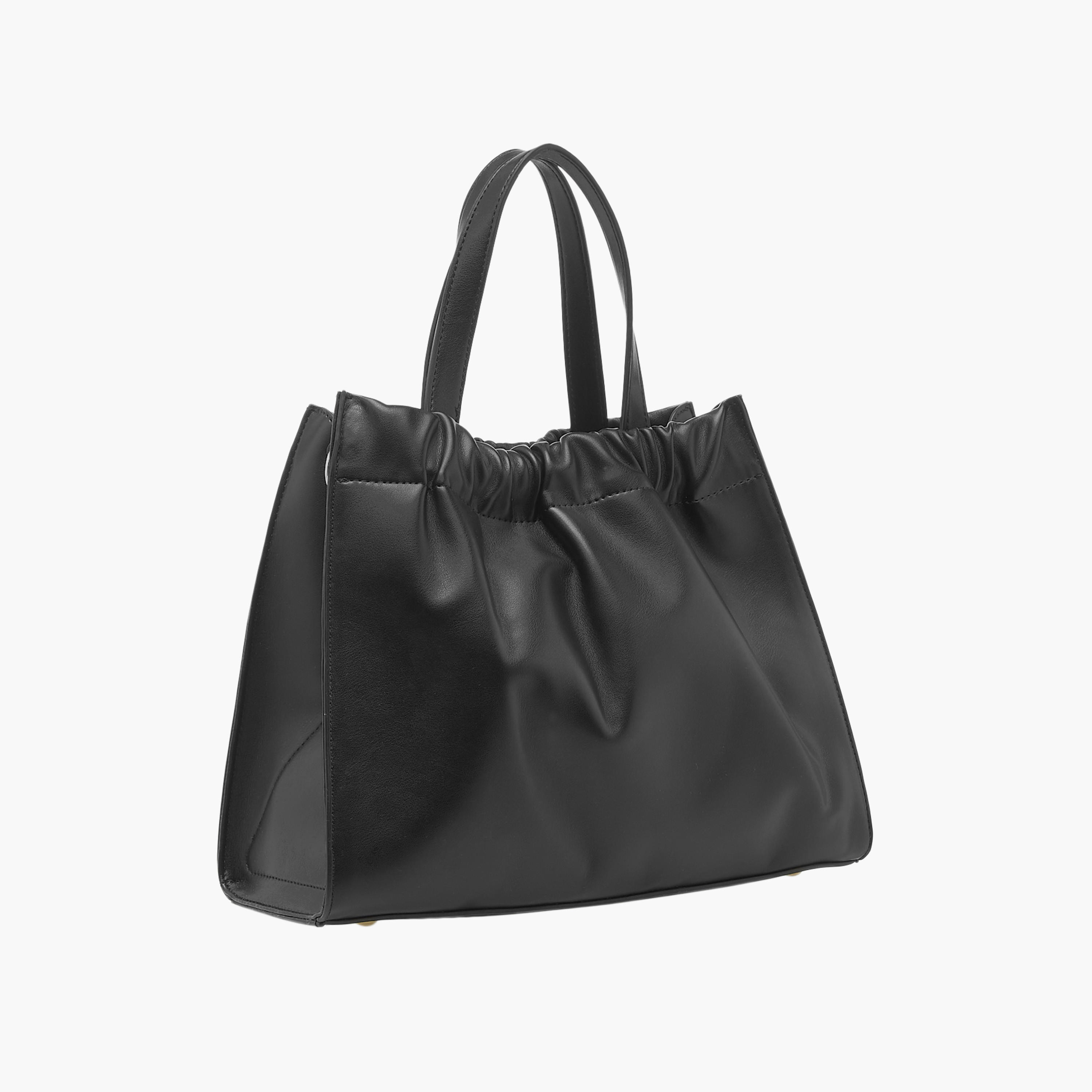 Celeste Buckle Detail Tote Bag with Adjustable Strap and Zip Closure-women-bagsandwallets-handbags-image-5