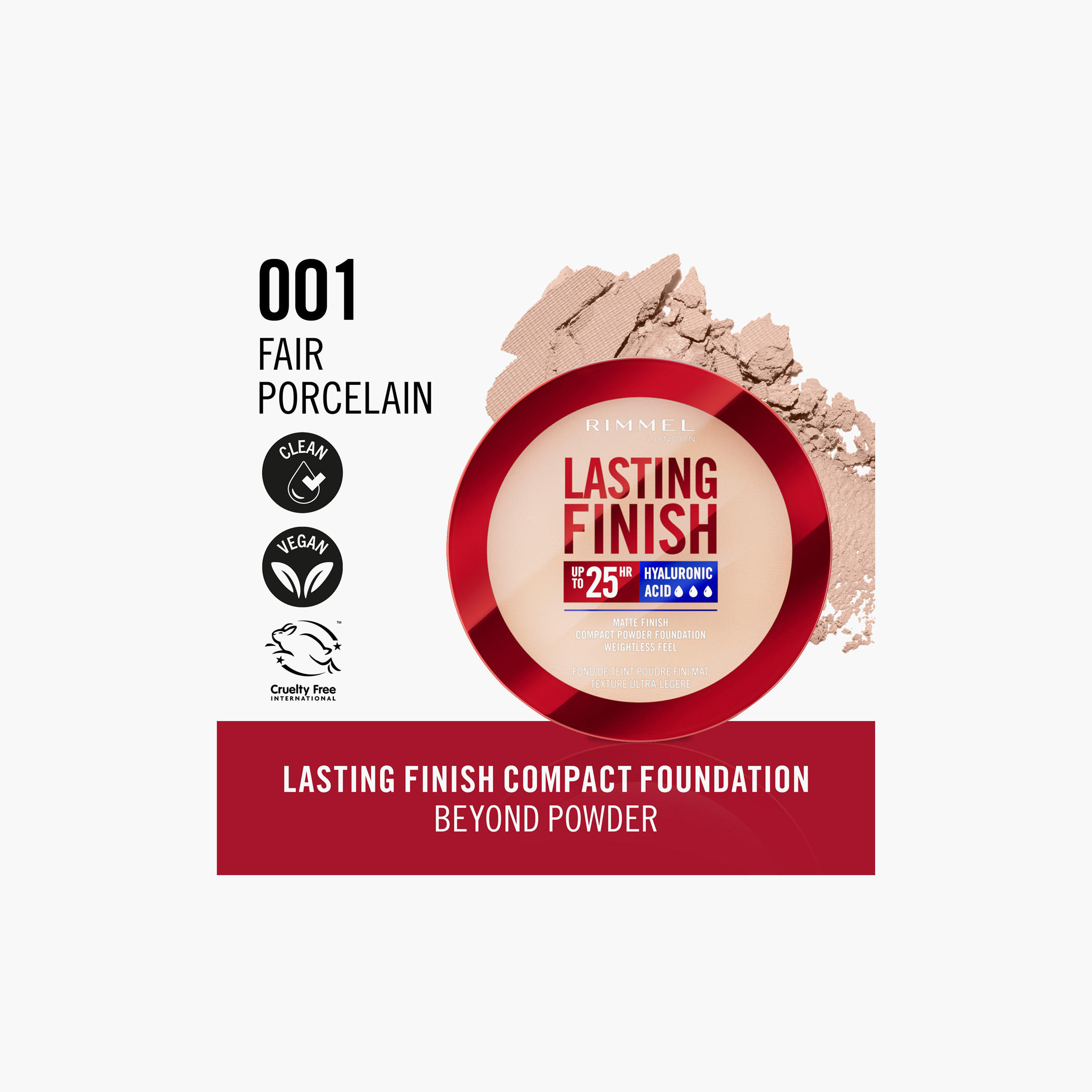 كريم أساس بودرة مضغوطة لاستينج فينش لندن من ريمل-beautyandpersonalcare-makeup-face-foundations-image-26