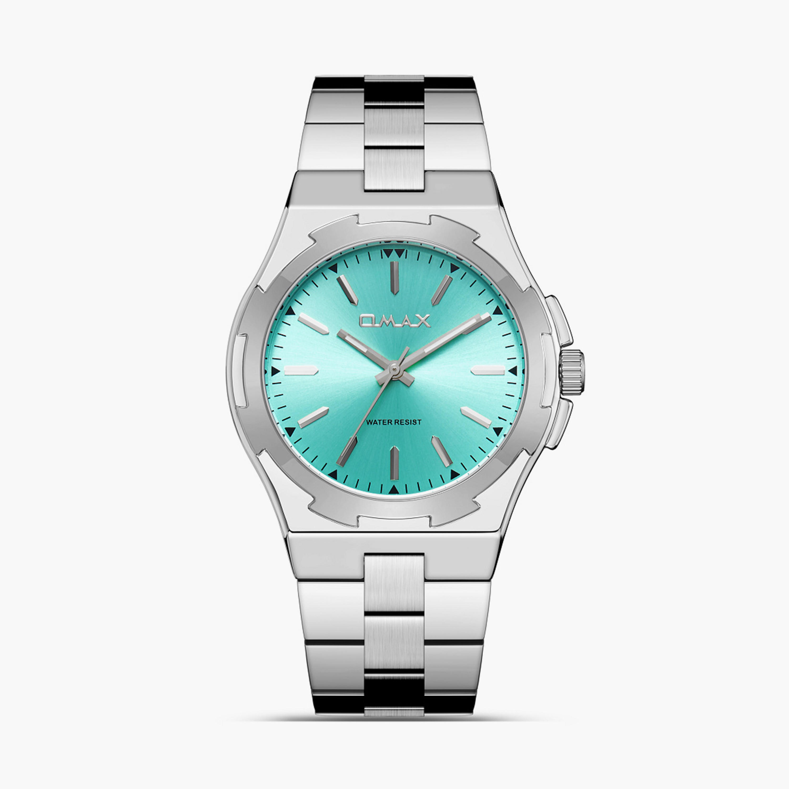 أوماكس- ساعة تناظرية   للرجال  سوار معدني  لون فضي   40مم | SQ-AS001P63I-men-watchesandjewellery-watches-image-6