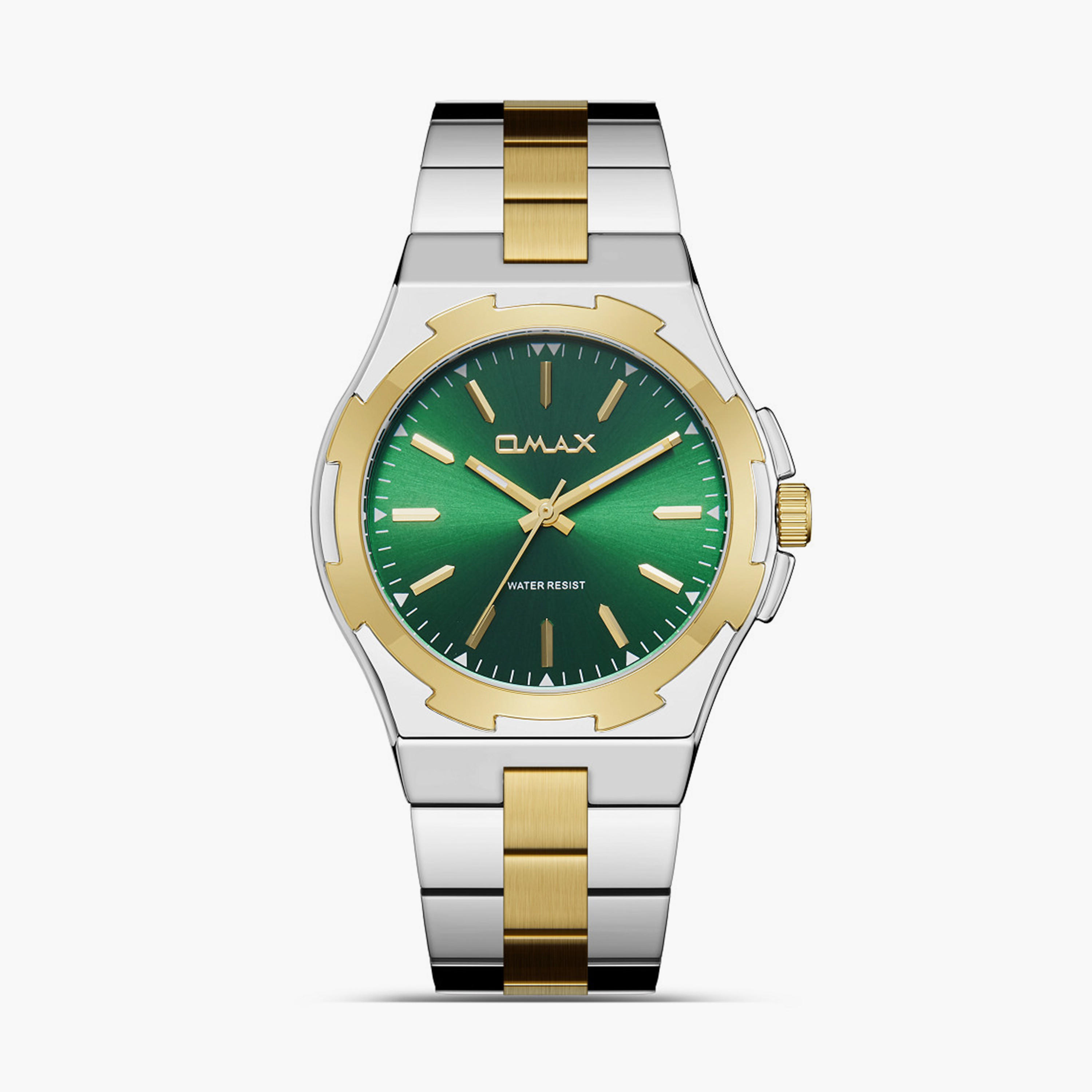 Omax Men's 40MM Dual Tone Analog Metal Strap Watch | SQ-AS001T2II-men-watchesandjewellery-watches-image-1