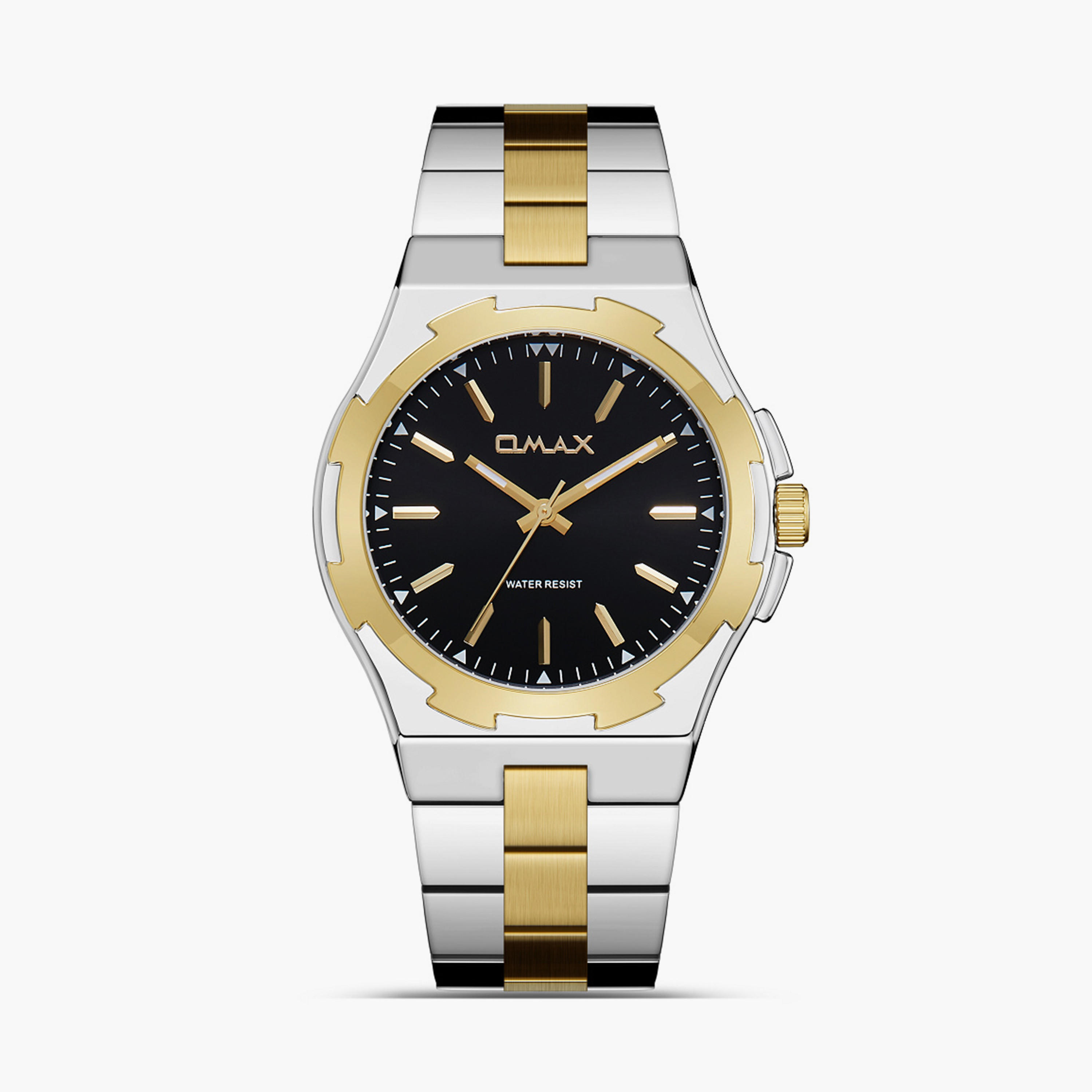 أوماكس- ساعة تناظرية   للرجال  سوار معدني  لون مزدوج   40مم | SQ-AS001T2II-men-watchesandjewellery-watches-image-1