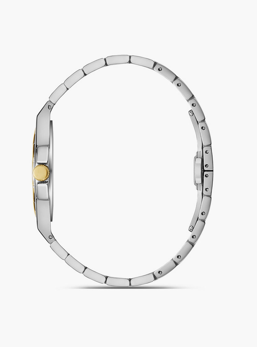 Omax Men's 40MM Dual Tone Analog Metal Strap Watch | SQ-AS001T2II-men-watchesandjewellery-watches-image-2