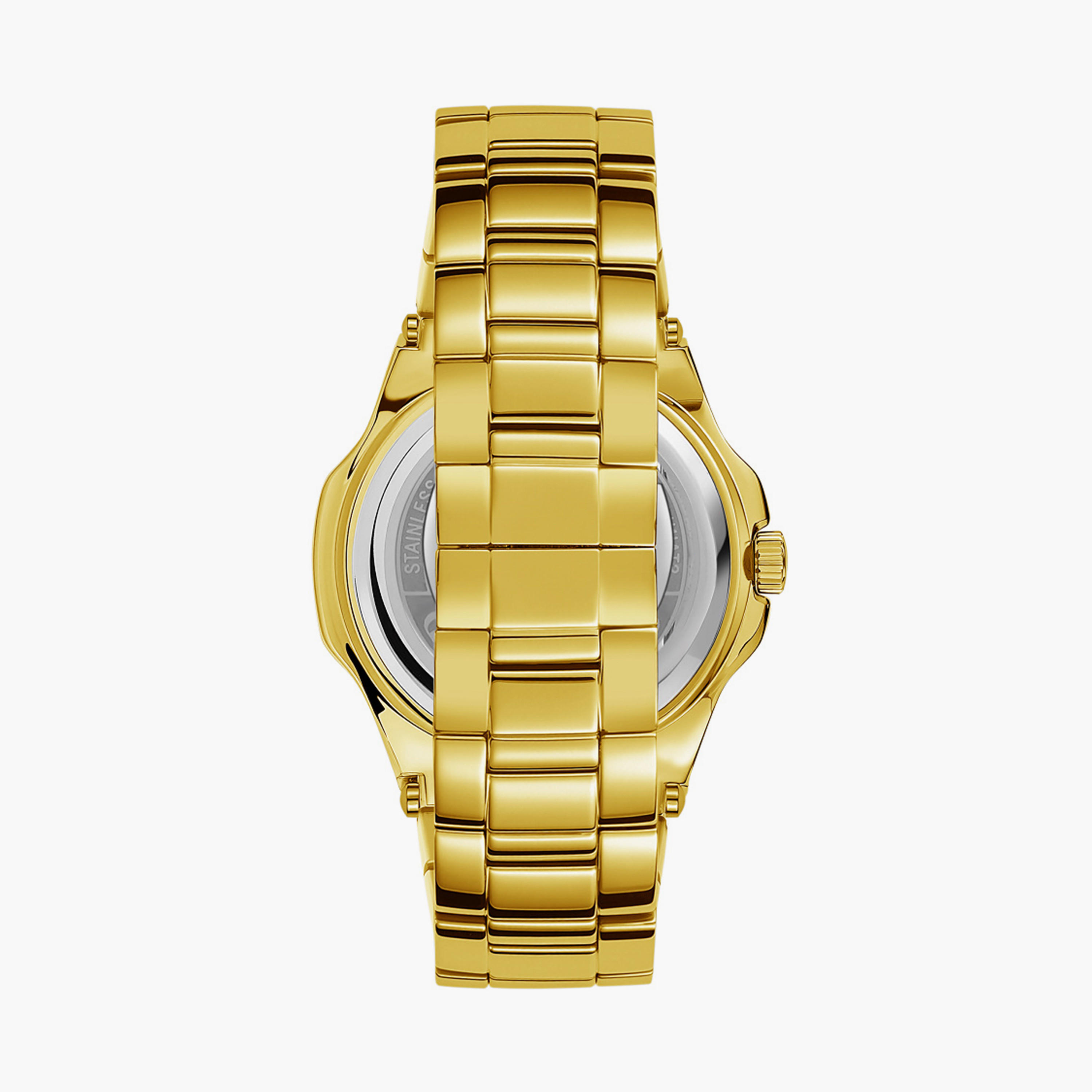 Omax Men's 44MM Gold Analog Metal Strap Watch | SQ-AT001G31I-men-watchesandjewellery-watches-image-3