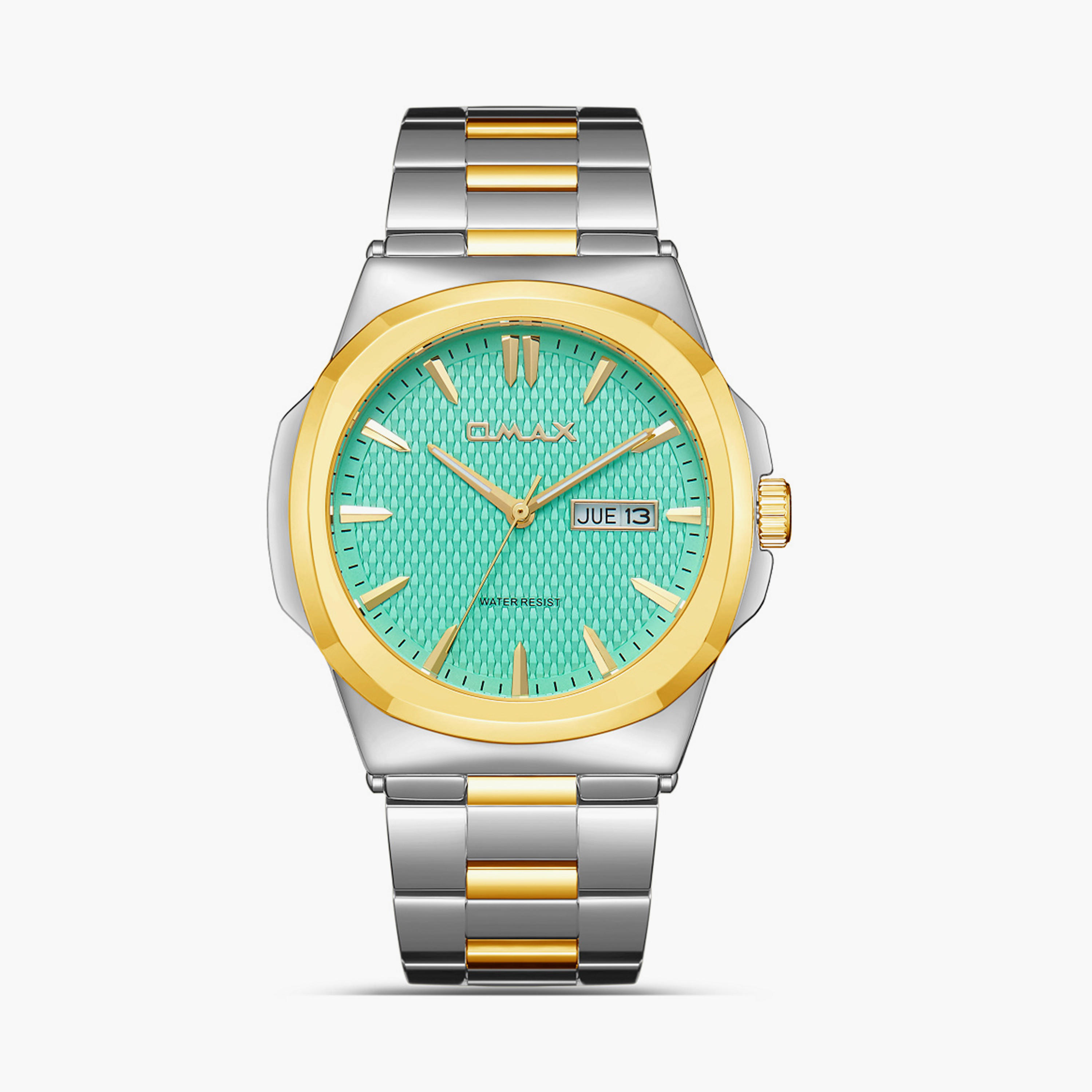 أوماكس- ساعة تناظرية   للرجال  سوار معدني  لون مزدوج   44مم | SQ-AT001T2II-men-watchesandjewellery-watches-image-9