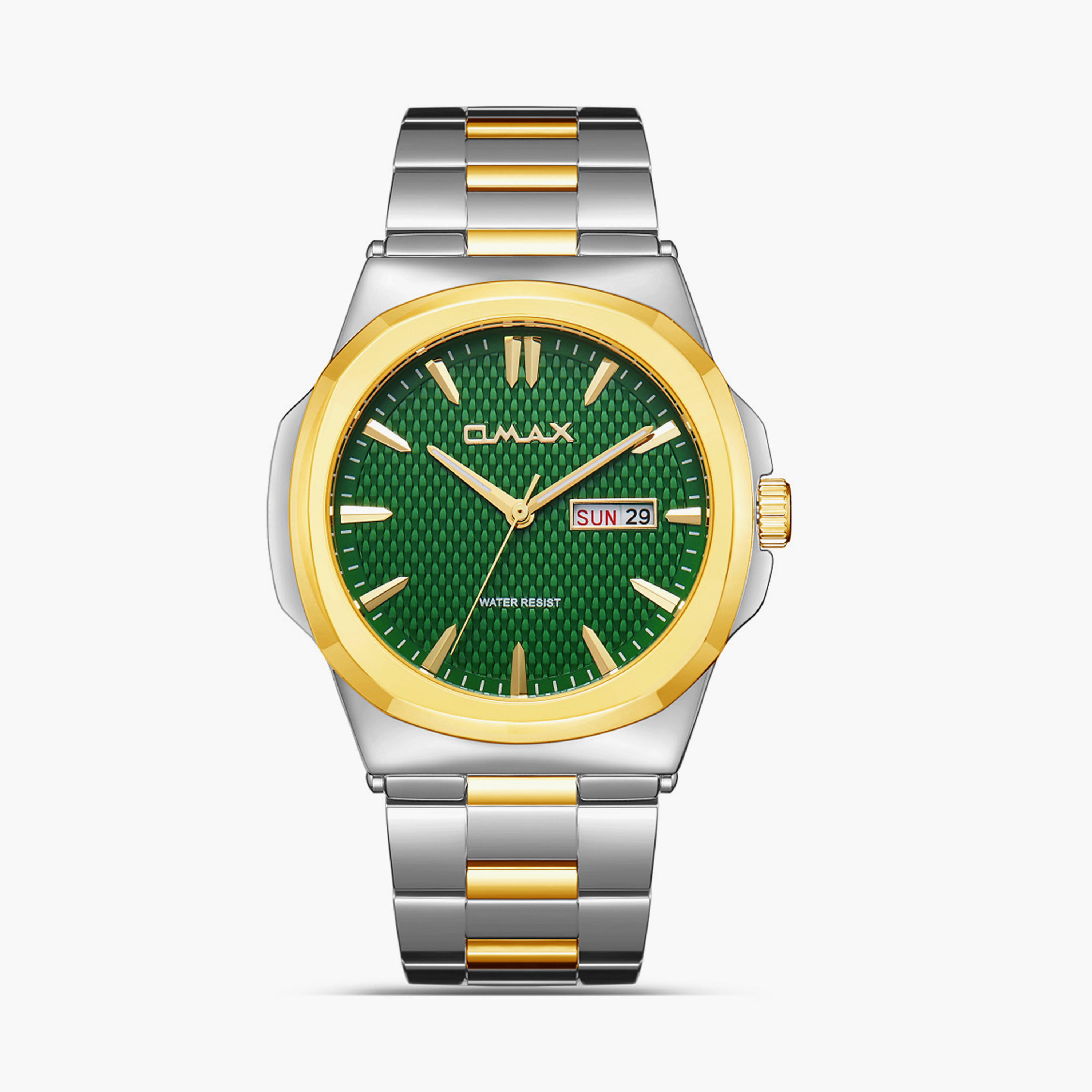 أوماكس- ساعة تناظرية   للرجال  سوار معدني  لون مزدوج   44مم | SQ-AT001T2II-men-watchesandjewellery-watches-image-13