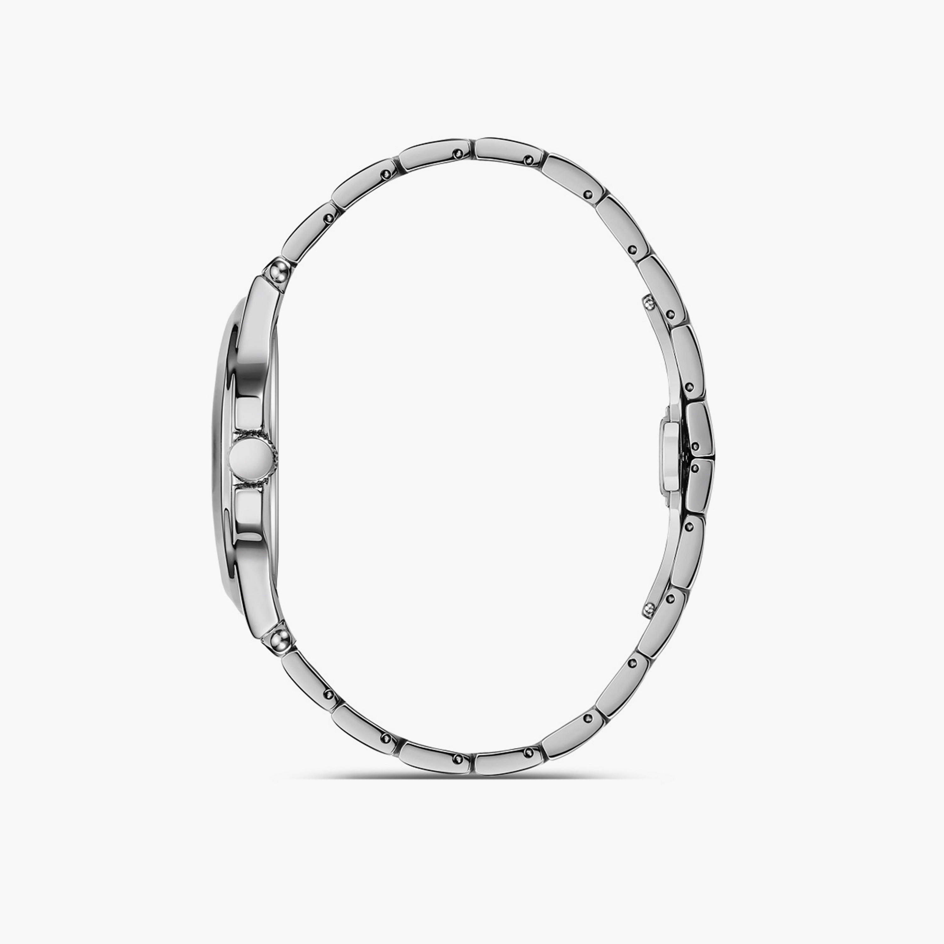 Omax Men's 44MM Silver Analog Metal Strap Watch | SQ-AT001PO3I-men-watchesandjewellery-watches-image-2