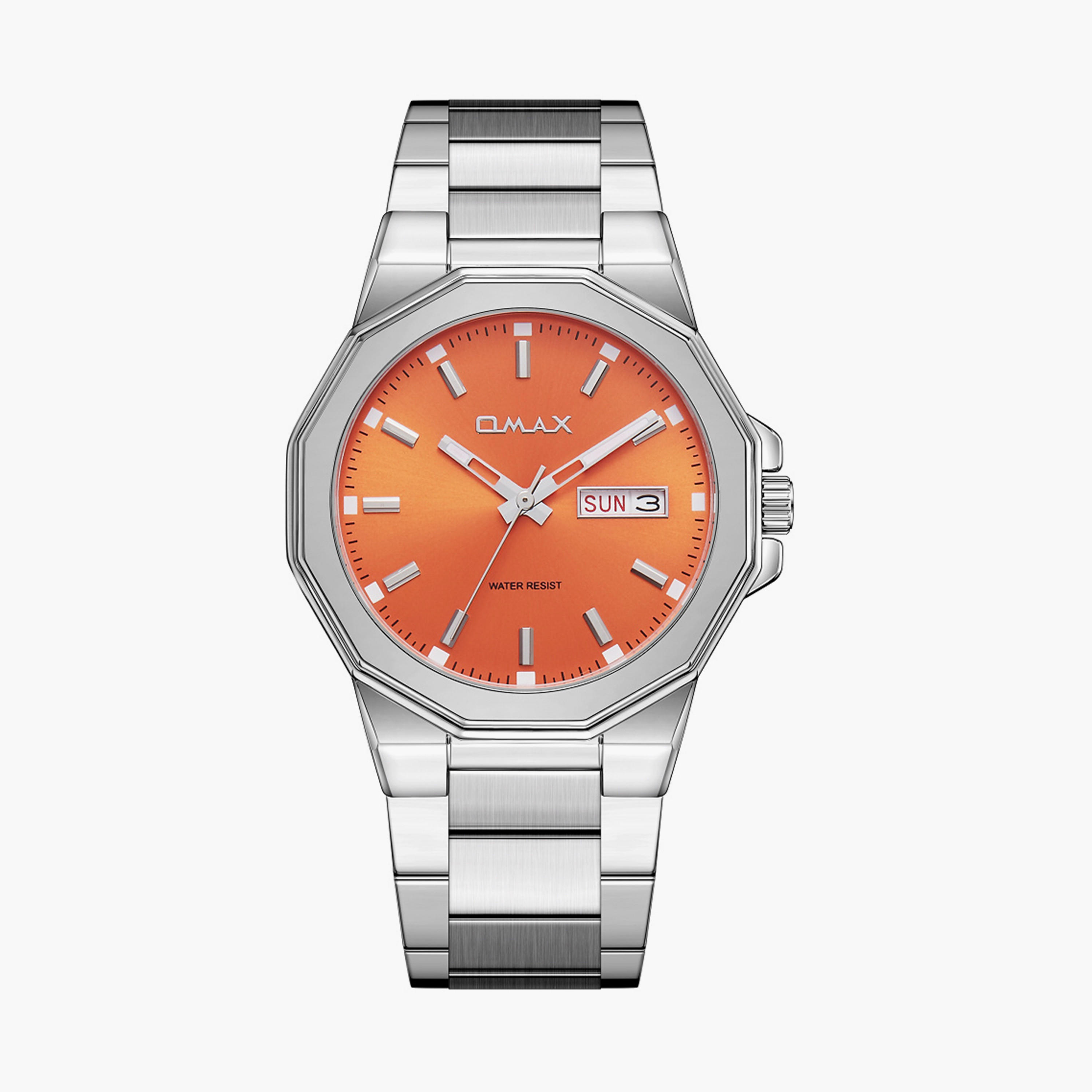 أوماكس- ساعة تناظرية   للرجال  سوار معدني  لون ذهبي   40مم | SQ-AT003G31I-men-watchesandjewellery-watches-image-4