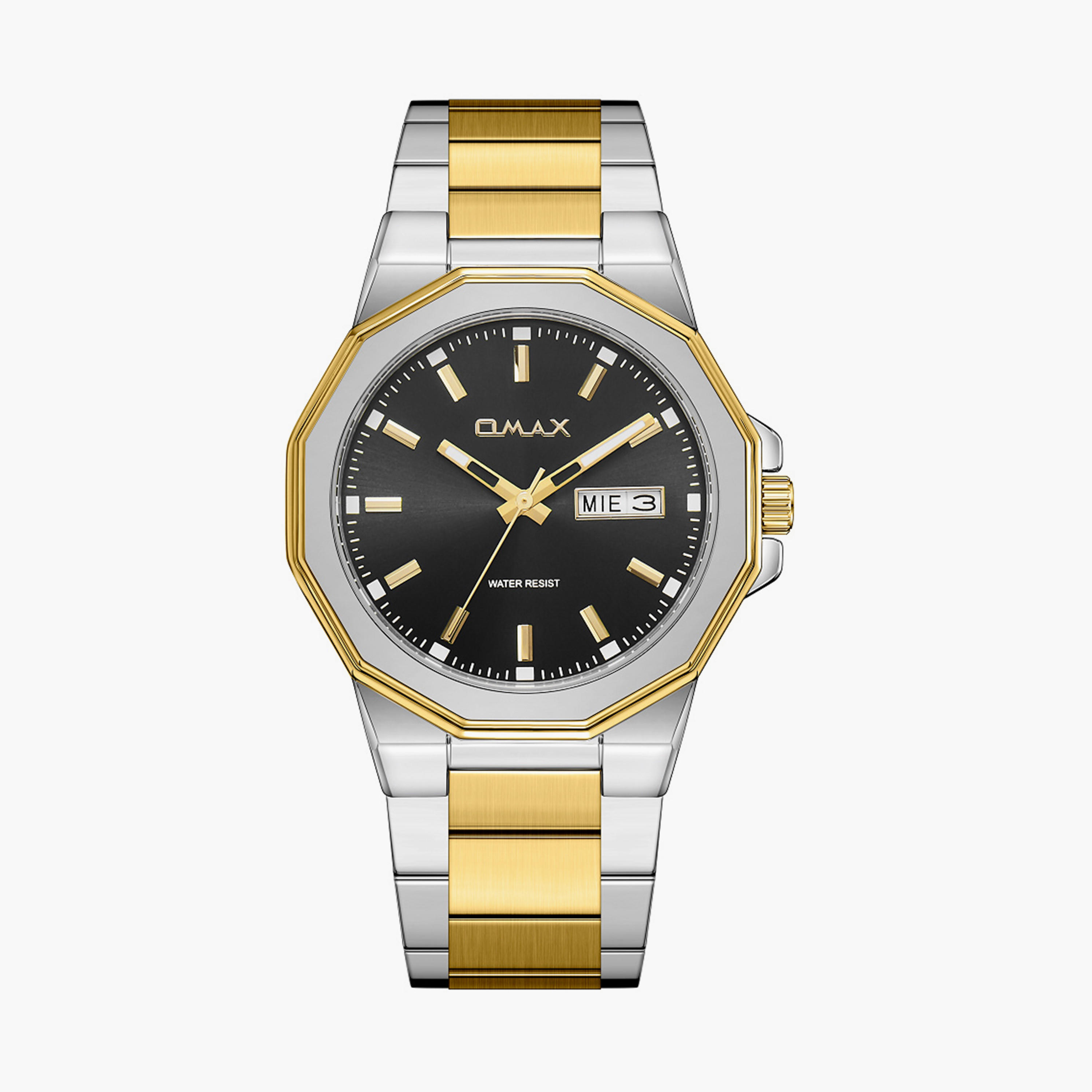 أوماكس- ساعة تناظرية   للرجال  سوار معدني  لون ذهبي   40مم | SQ-AT003G31I-men-watchesandjewellery-watches-image-11