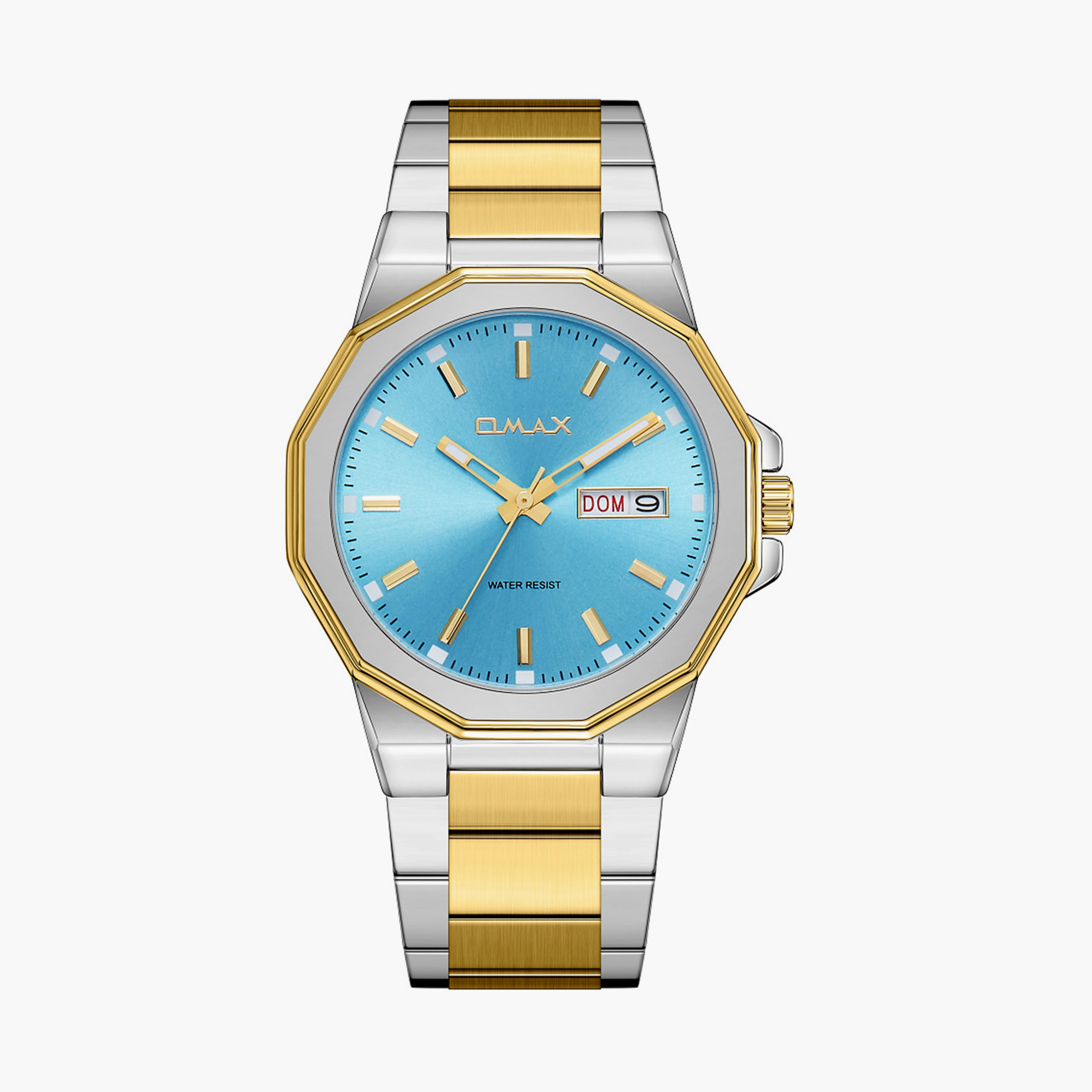 أوماكس- ساعة تناظرية   للرجال  سوار معدني  لون ذهبي   40مم | SQ-AT003G31I-men-watchesandjewellery-watches-image-14