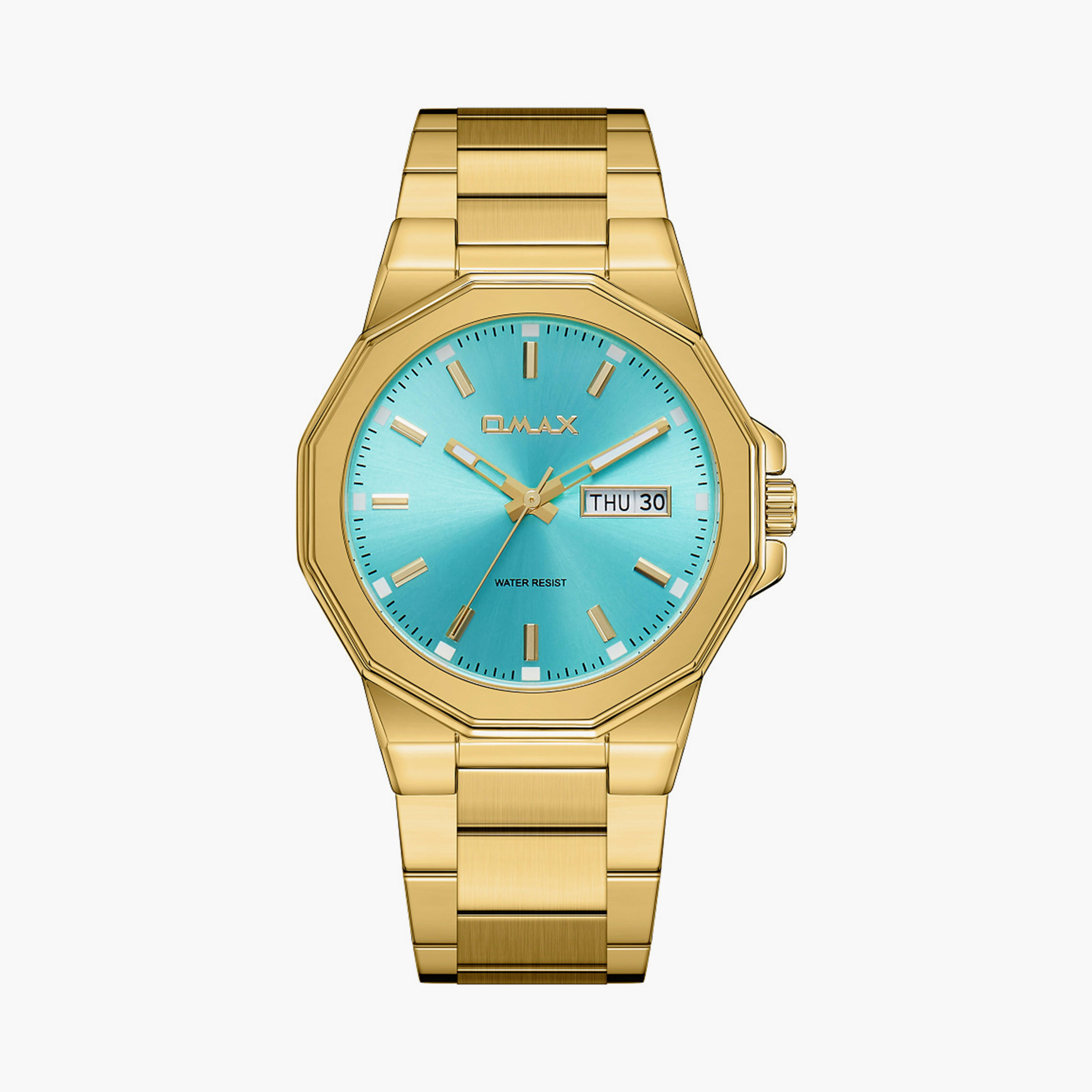 أوماكس- ساعة تناظرية   للرجال  سوار معدني  لون ذهبي   40مم | SQ-AT003G31I-men-watchesandjewellery-watches-image-16