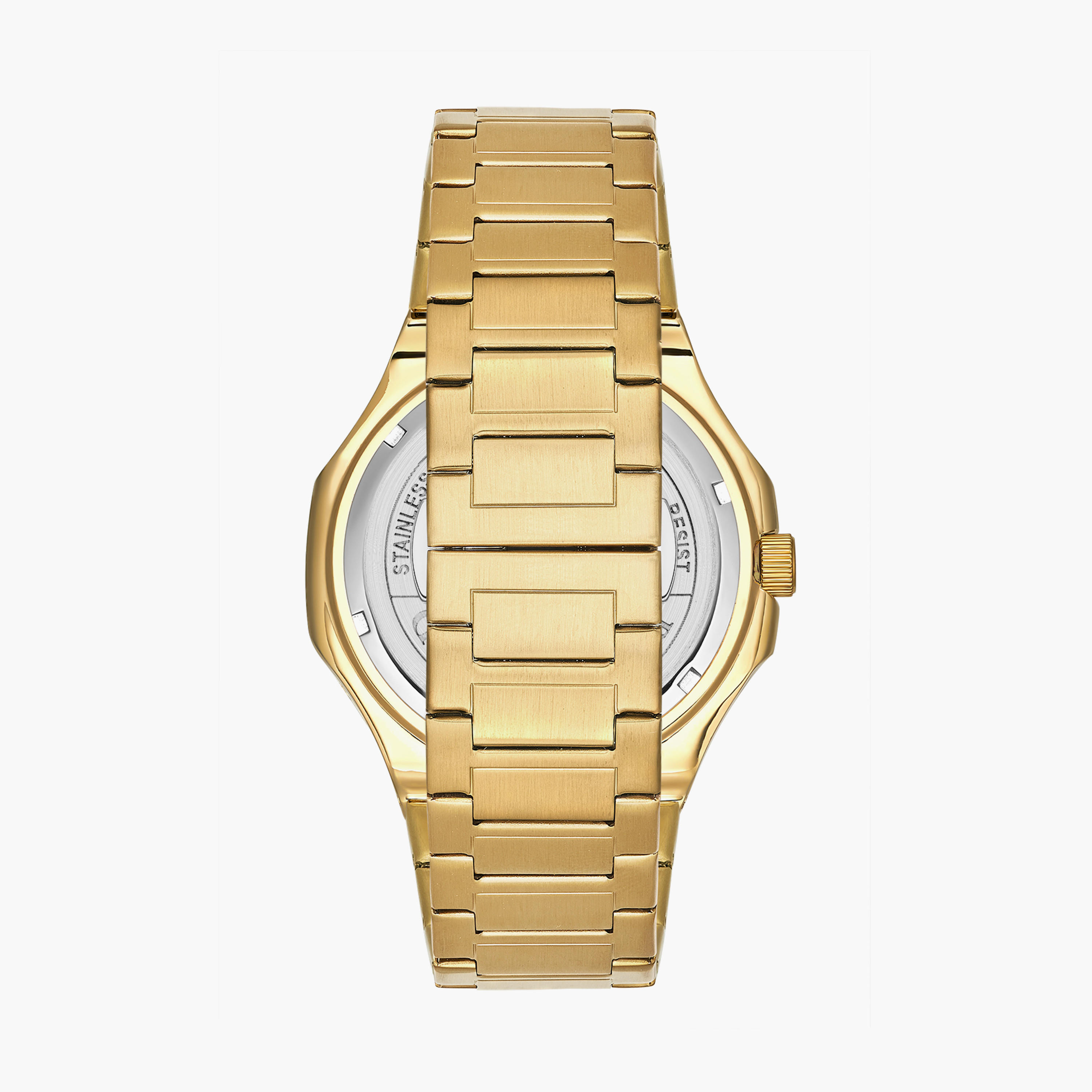 أوماكس- ساعة تناظرية   للرجال  سوار معدني  لون ذهبي   42مم | 00BFD003D002-men-watchesandjewellery-watches-image-7