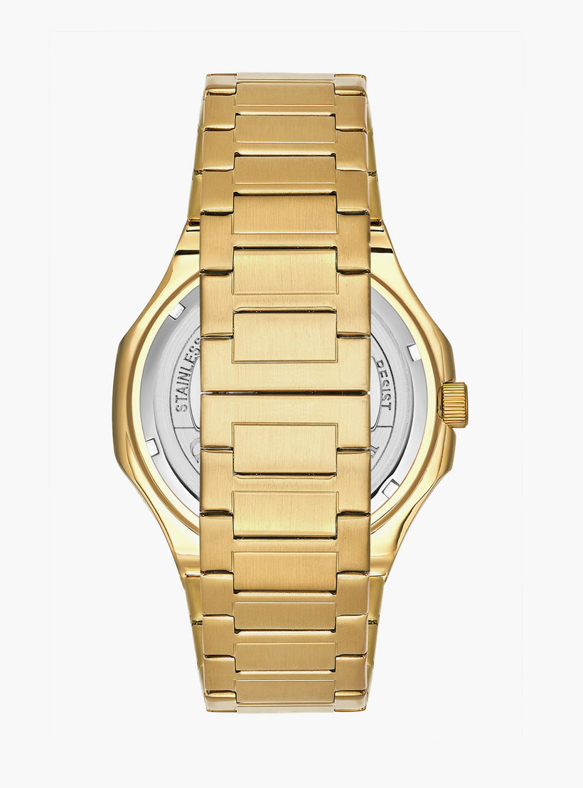 Omax Men's 42MM Gold Analog Metal Strap Watch | 00BFD003D002-men-watchesandjewellery-watches-image-3