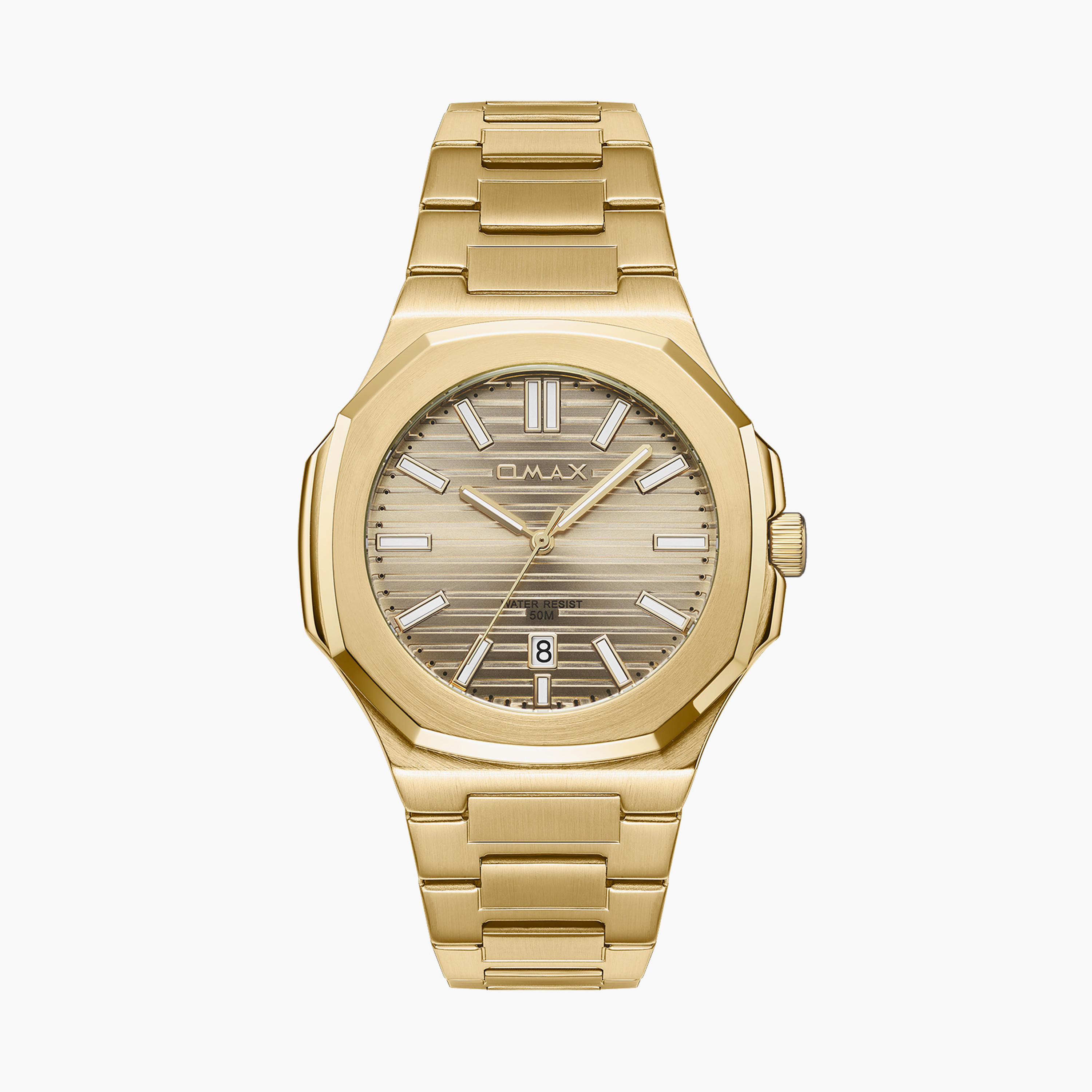 أوماكس- ساعة تناظرية   للرجال  سوار معدني  لون ذهبي   42مم | 00BFD003D002-men-watchesandjewellery-watches-image-17