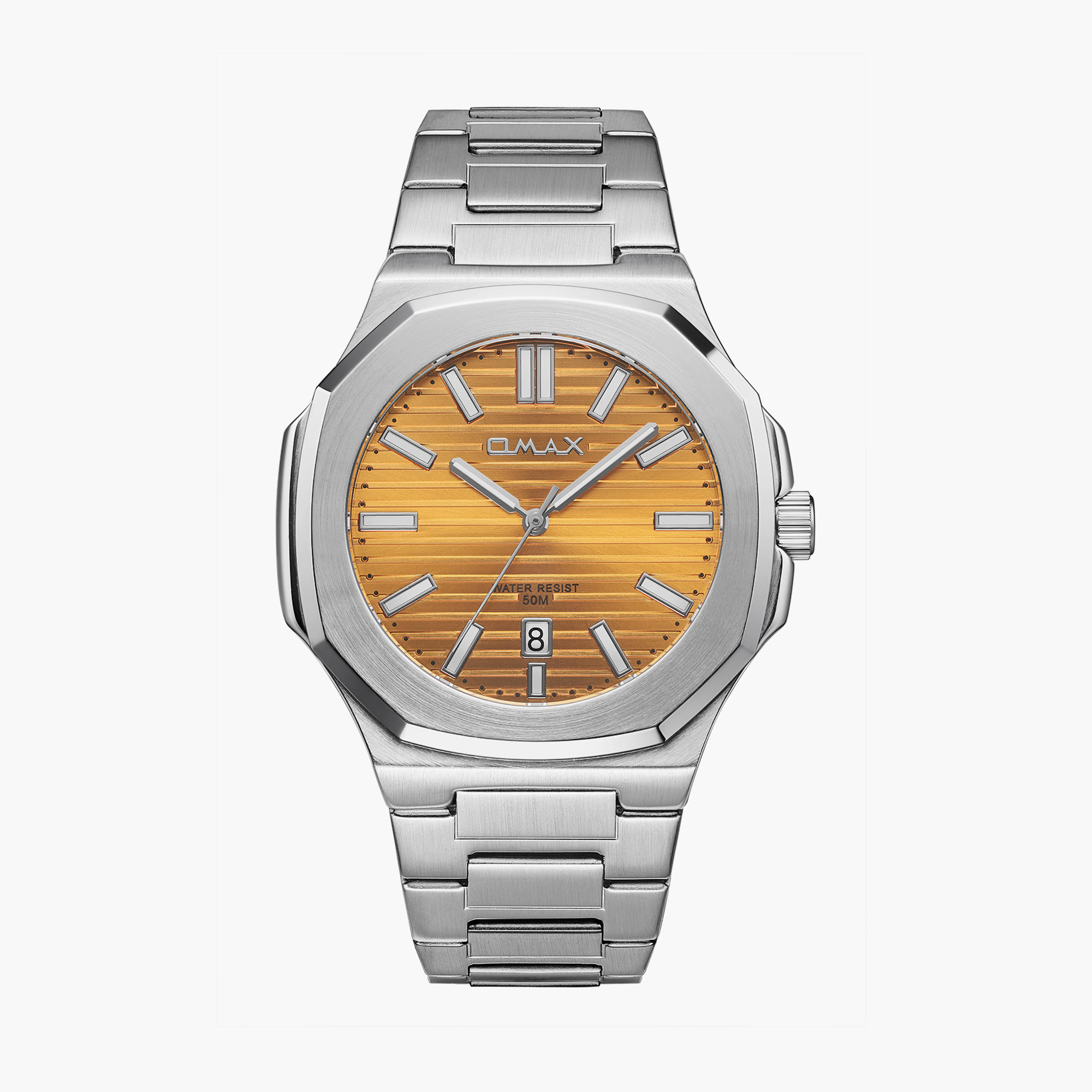 أوماكس- ساعة تناظرية   للرجال  سوار معدني  لون فضي   42مم | 00BFD003V004-men-watchesandjewellery-watches-image-5