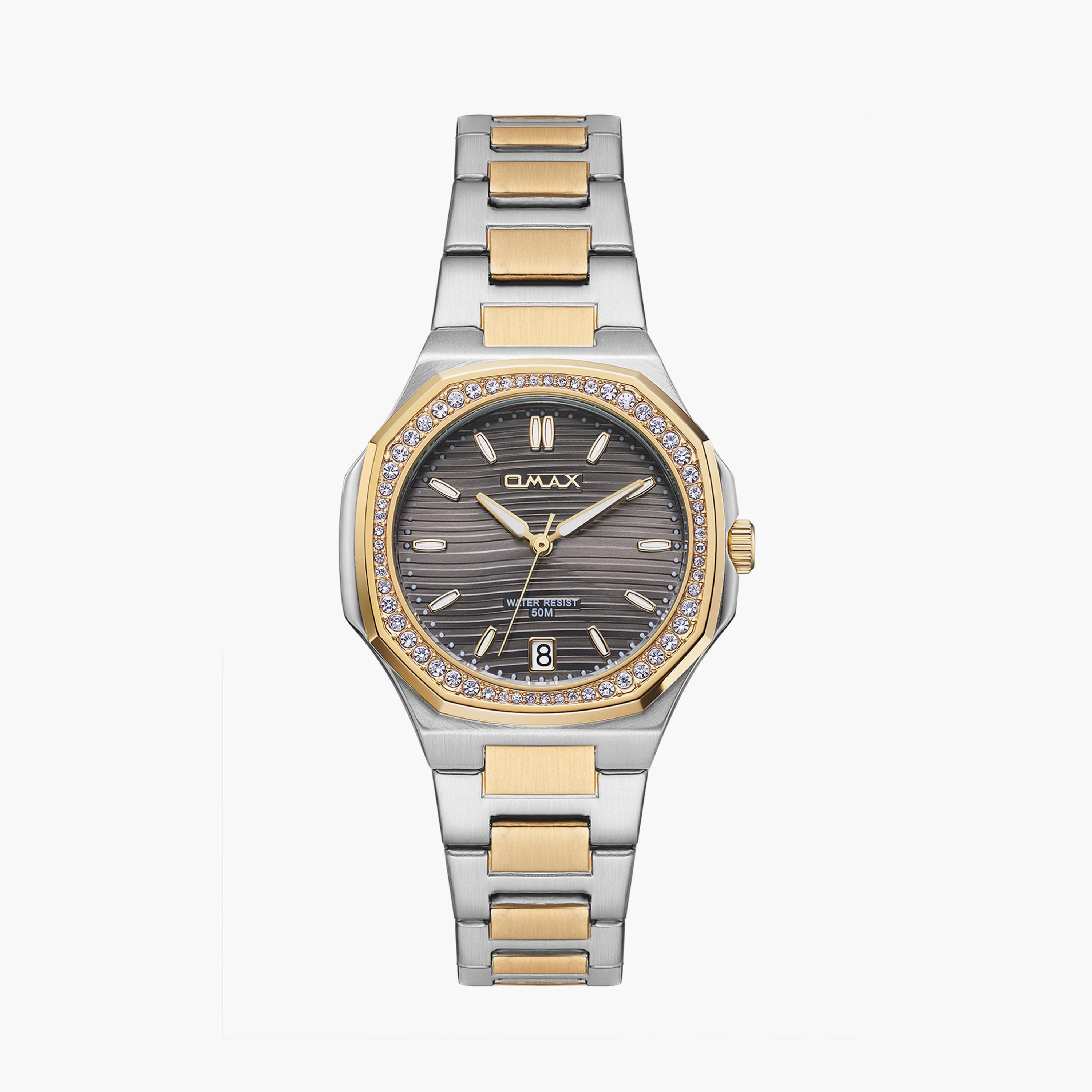 أوماكس- ساعة تناظرية   للنساء  سوار معدني  لون مزدوج   42مم | 00BFD006A002-women-watchesandjewellery-watches-image-5