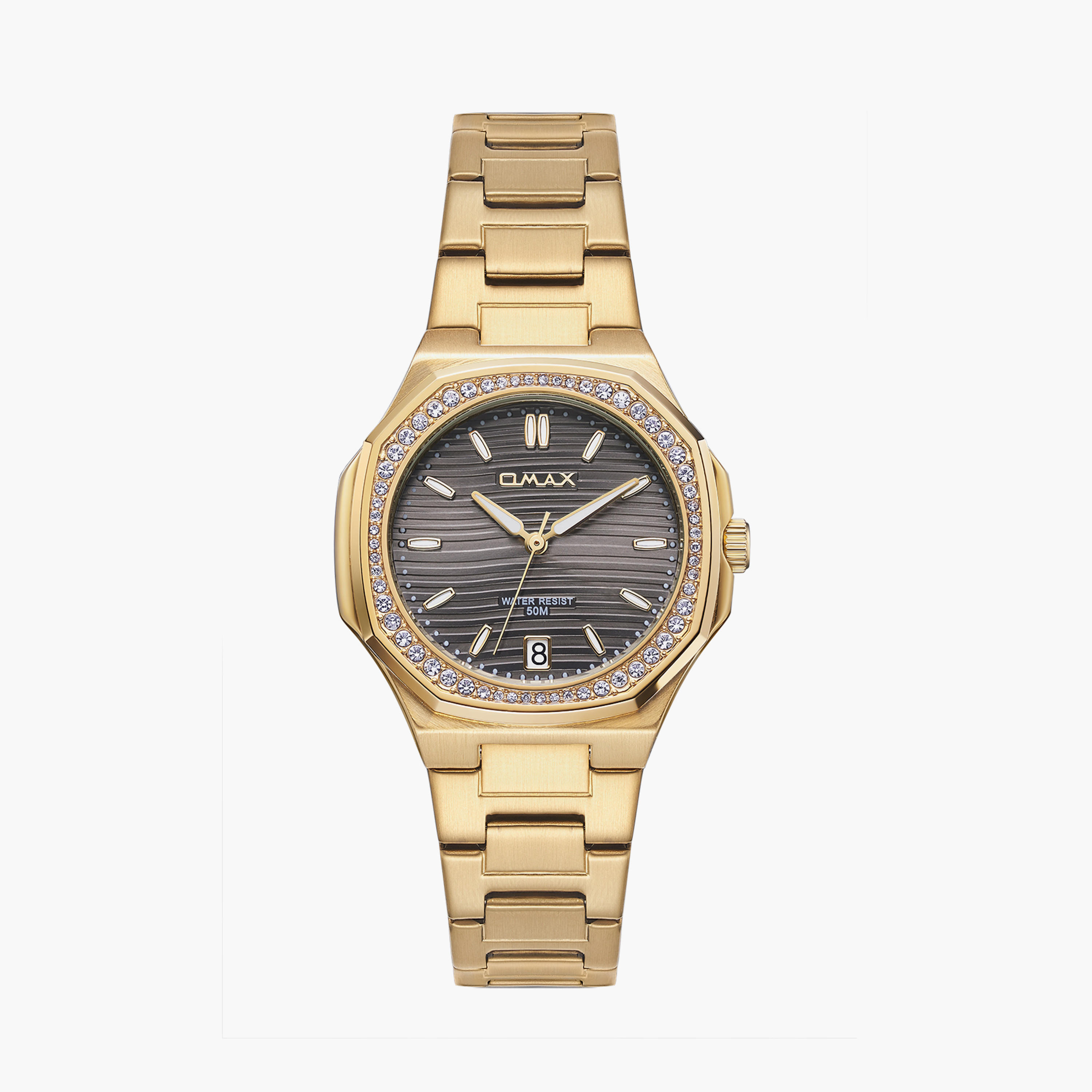 أوماكس- ساعة تناظرية   للنساء  سوار معدني  لون ذهبي   42مم | 00BFD006D002-women-watchesandjewellery-watches-image-5