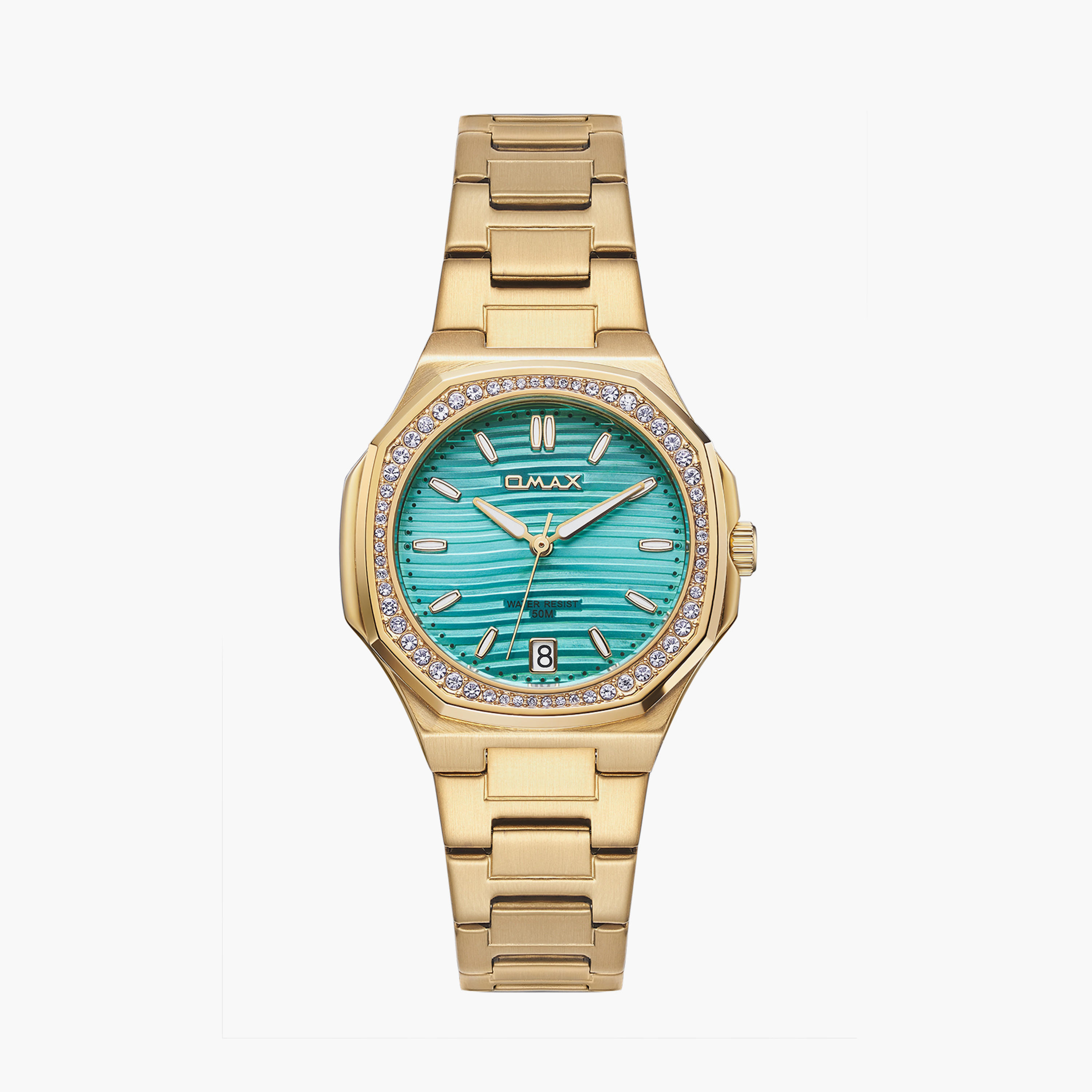 أوماكس- ساعة تناظرية   للنساء  سوار معدني  لون ذهبي   42مم | 00BFD006D002-women-watchesandjewellery-watches-image-17