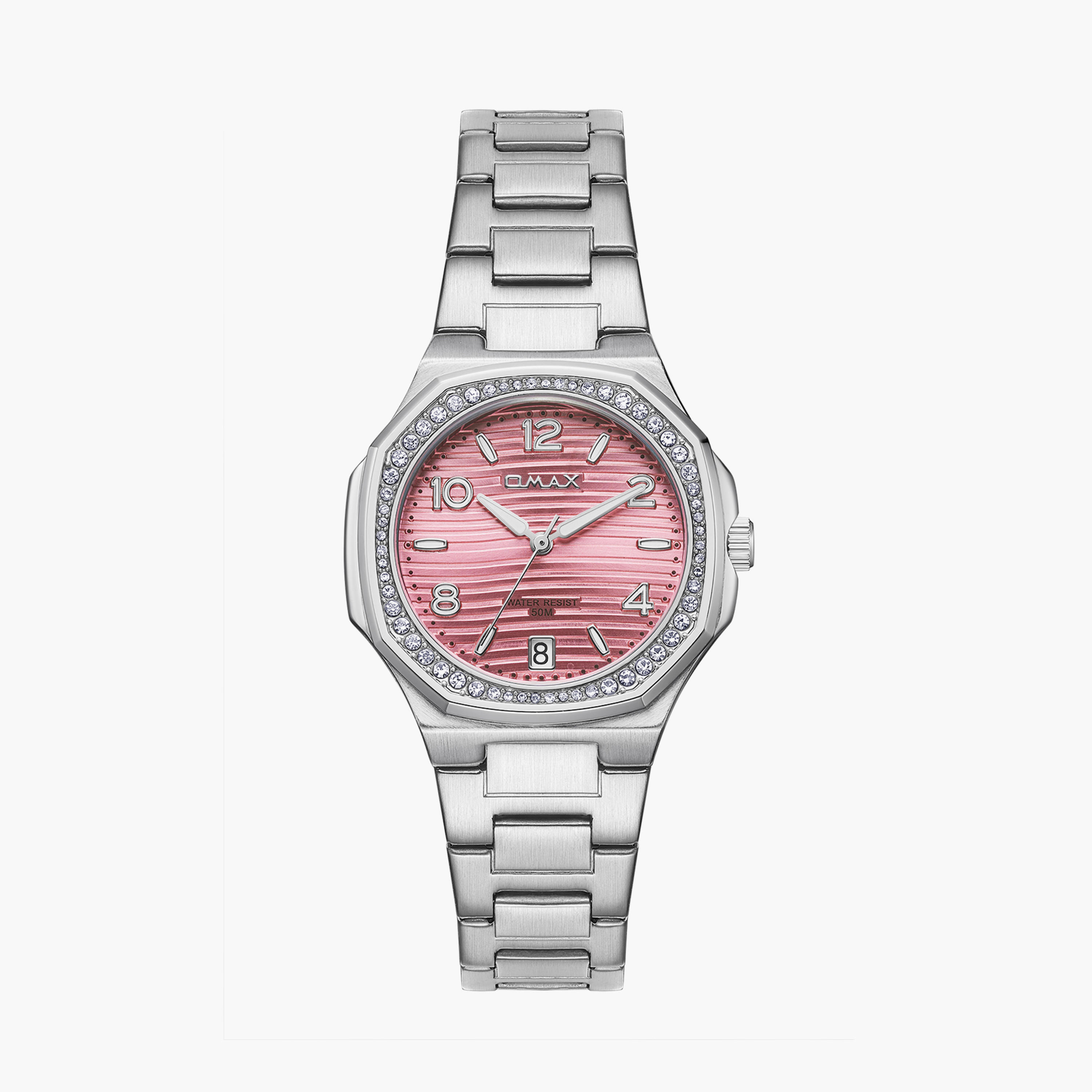 أوماكس- ساعة تناظرية   للنساء  سوار معدني  لون فضي   42مم | 00BFD006V002-women-watchesandjewellery-watches-image-5